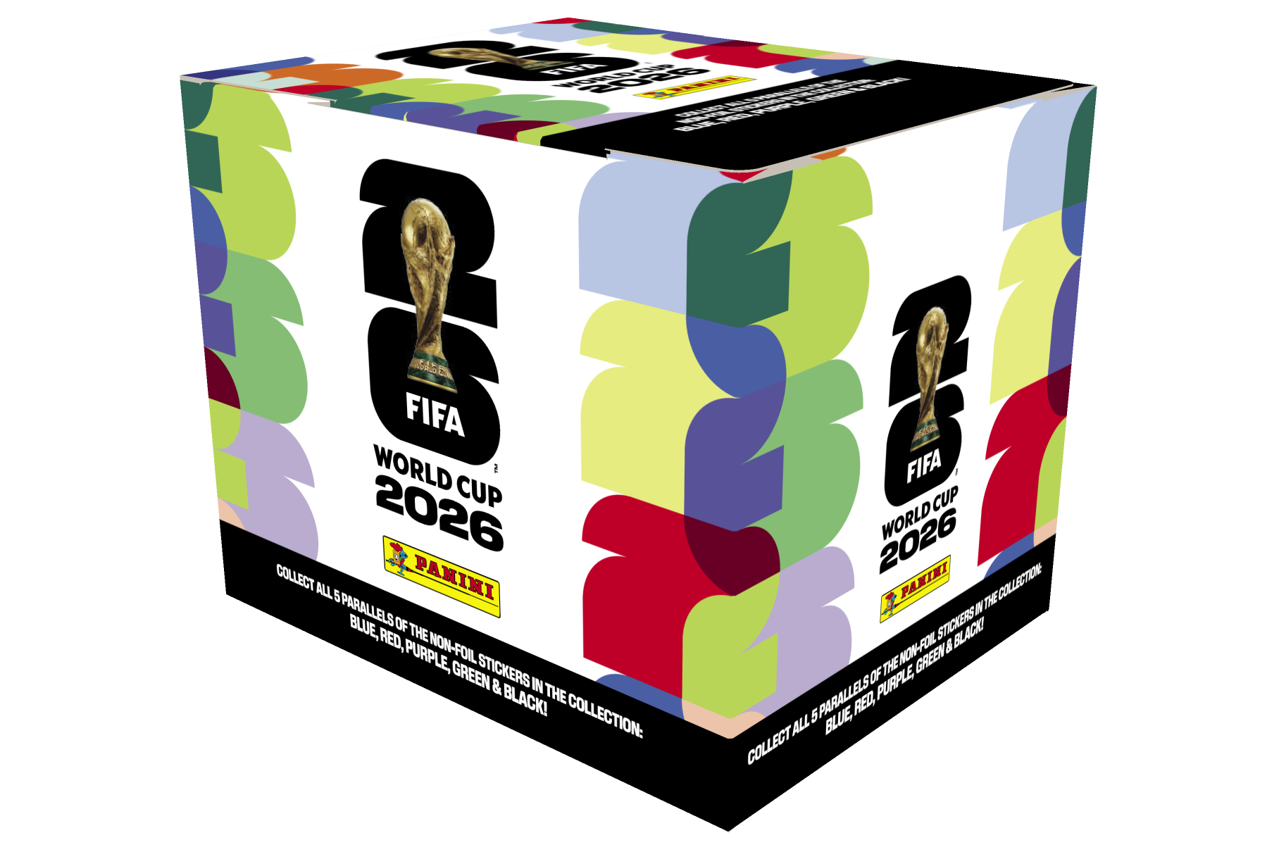 2026 Panini FIFA World Cup Official Tournament Stickers - 50 Count Box