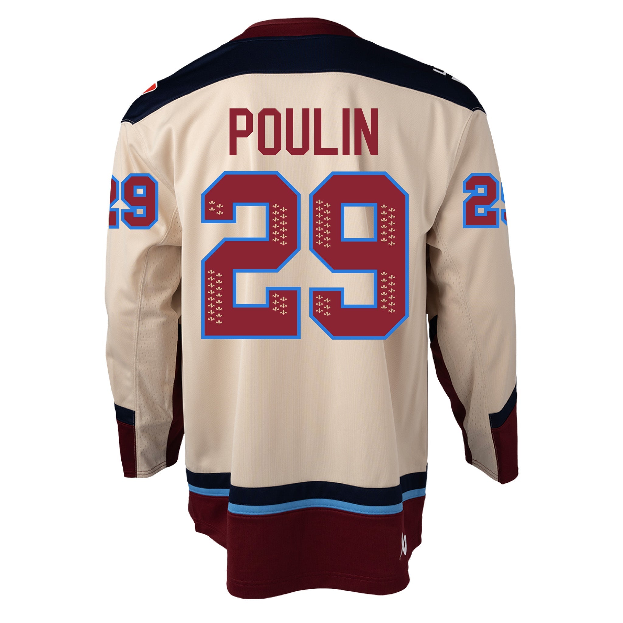 Marie-Philip Poulin Montreal Victoire PWHL Bauer Unisex Beige Away Replica Pro-Stitched Jersey