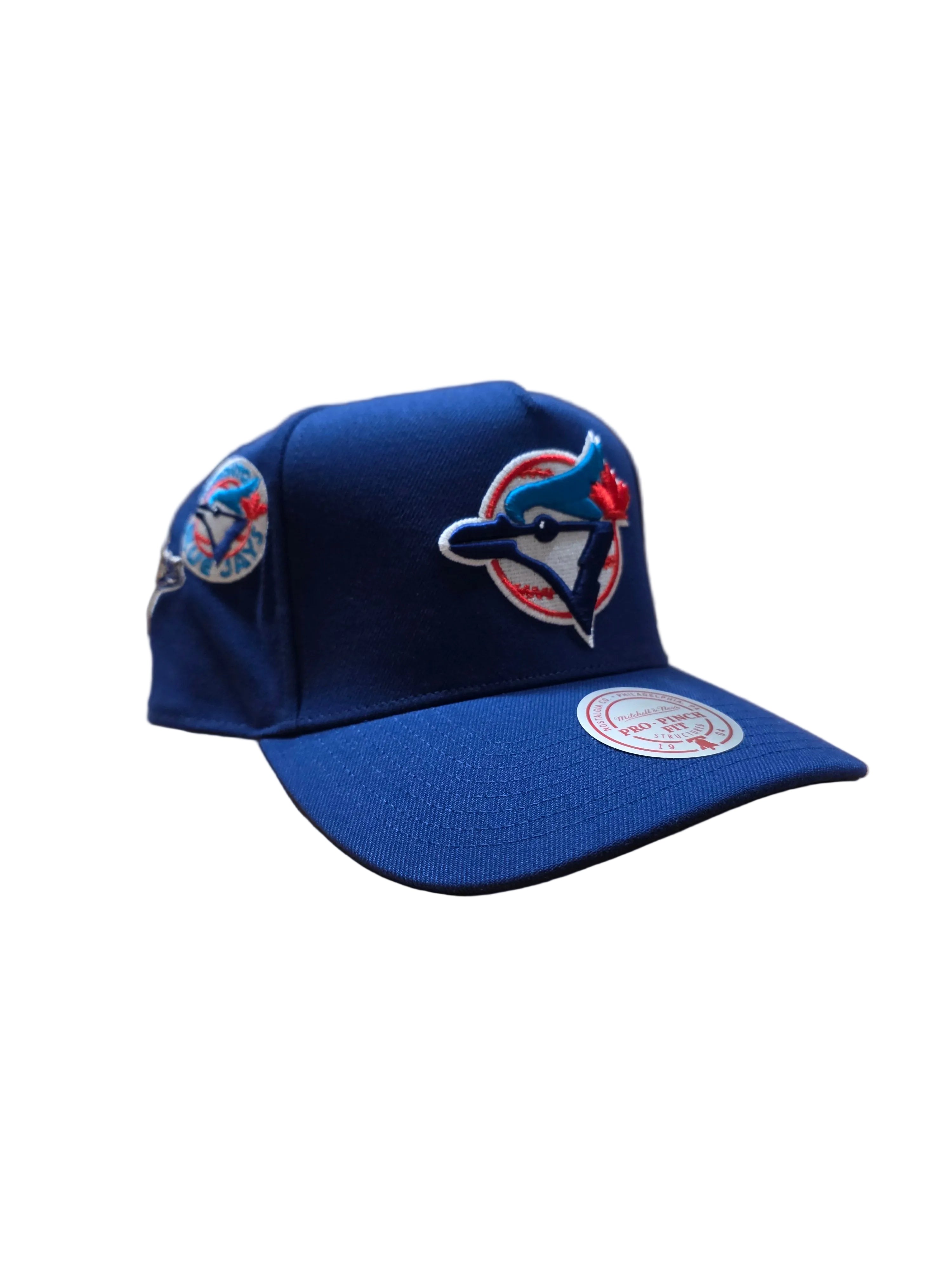 Toronto Blue Jays MLB Mitchell & Ness Men's Royal Historical Pro Pinch Fit Snapback Hat