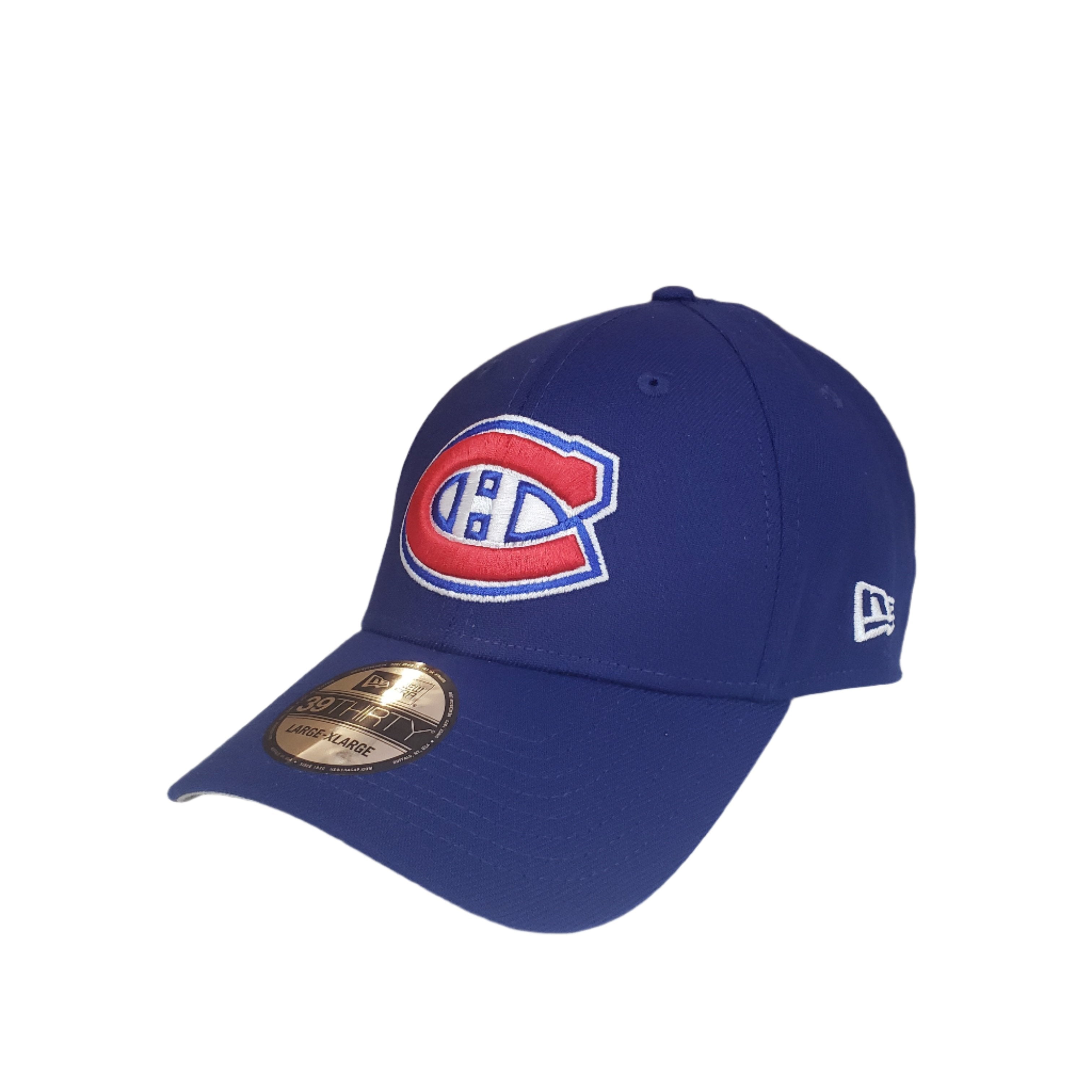 Montreal Canadiens NHL New Era Men's Royal Blue 39Thirty Team Classic Stretch Fit Hat