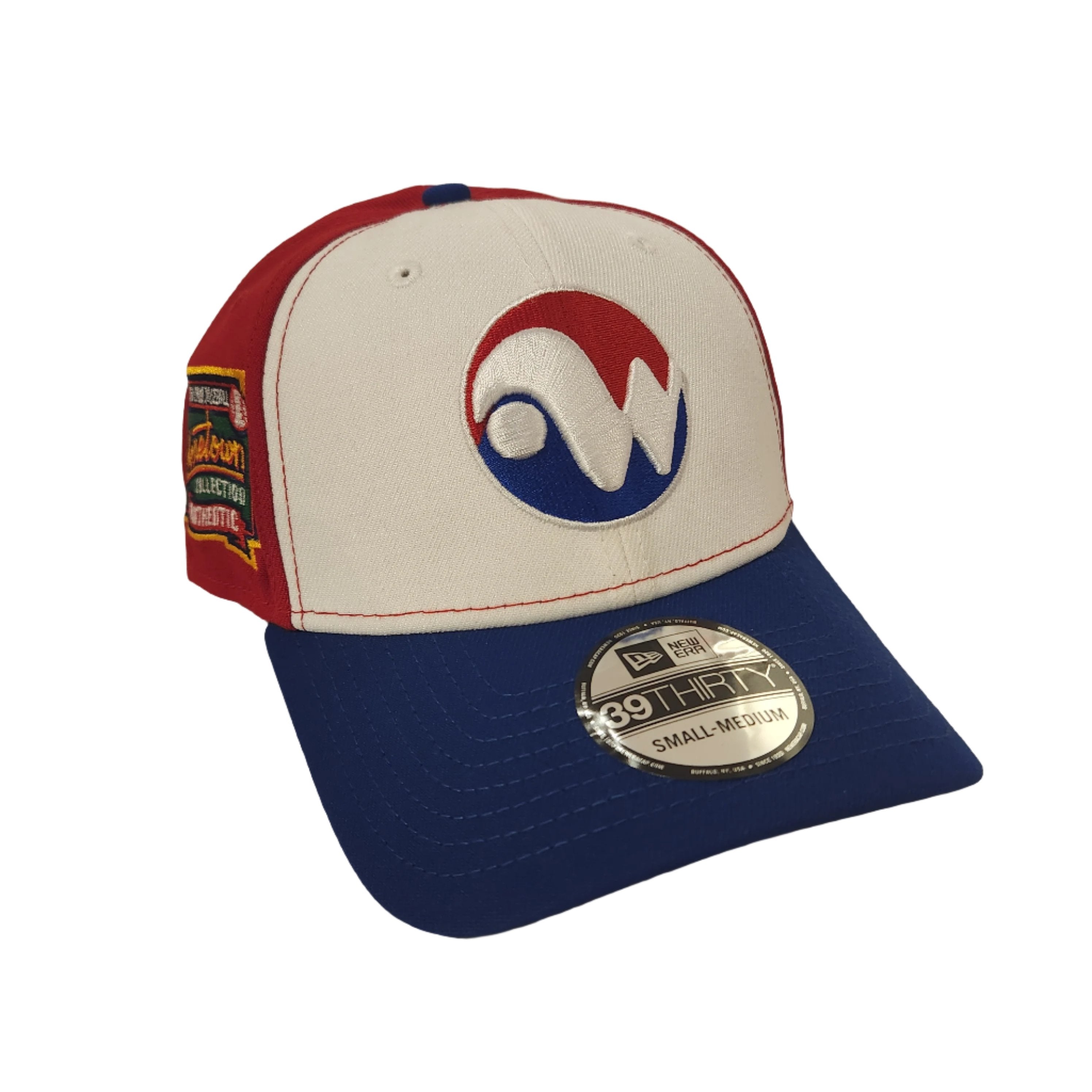 Casquette extensible tricolore 39Thirty Hometown Collection MiLB New Era pour hommes de Winnipeg Whips