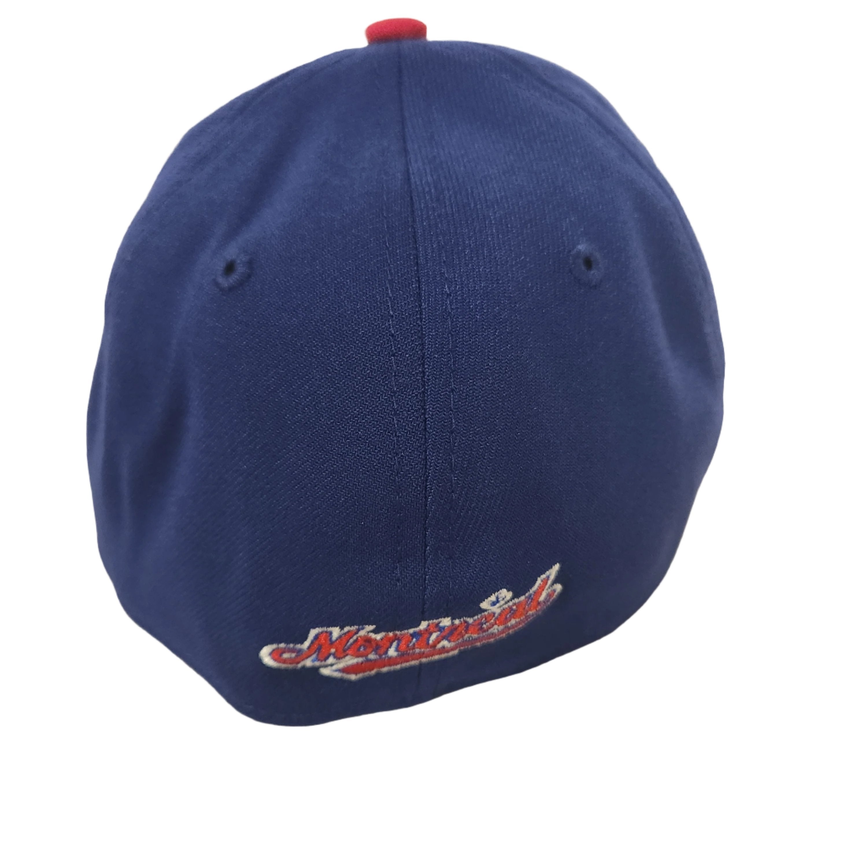 Montreal Expos MLB New Era Men's Navy/Red 39Thirty Team Classic Stretch Fit Hat