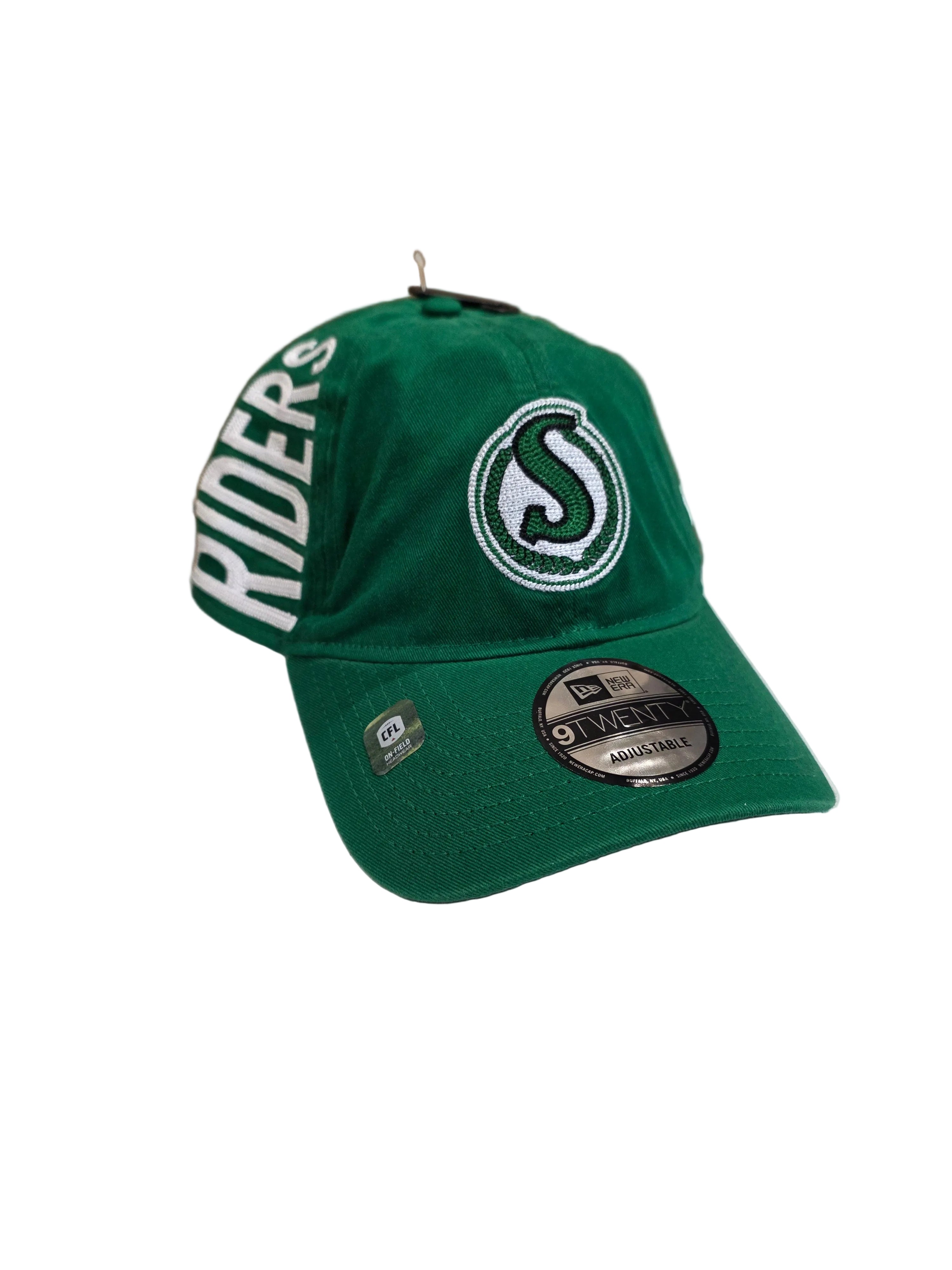 Saskatchewan Roughriders CFL New Era Men's Green 9Twenty 2026 Turf Traditions Adjustable Hat
