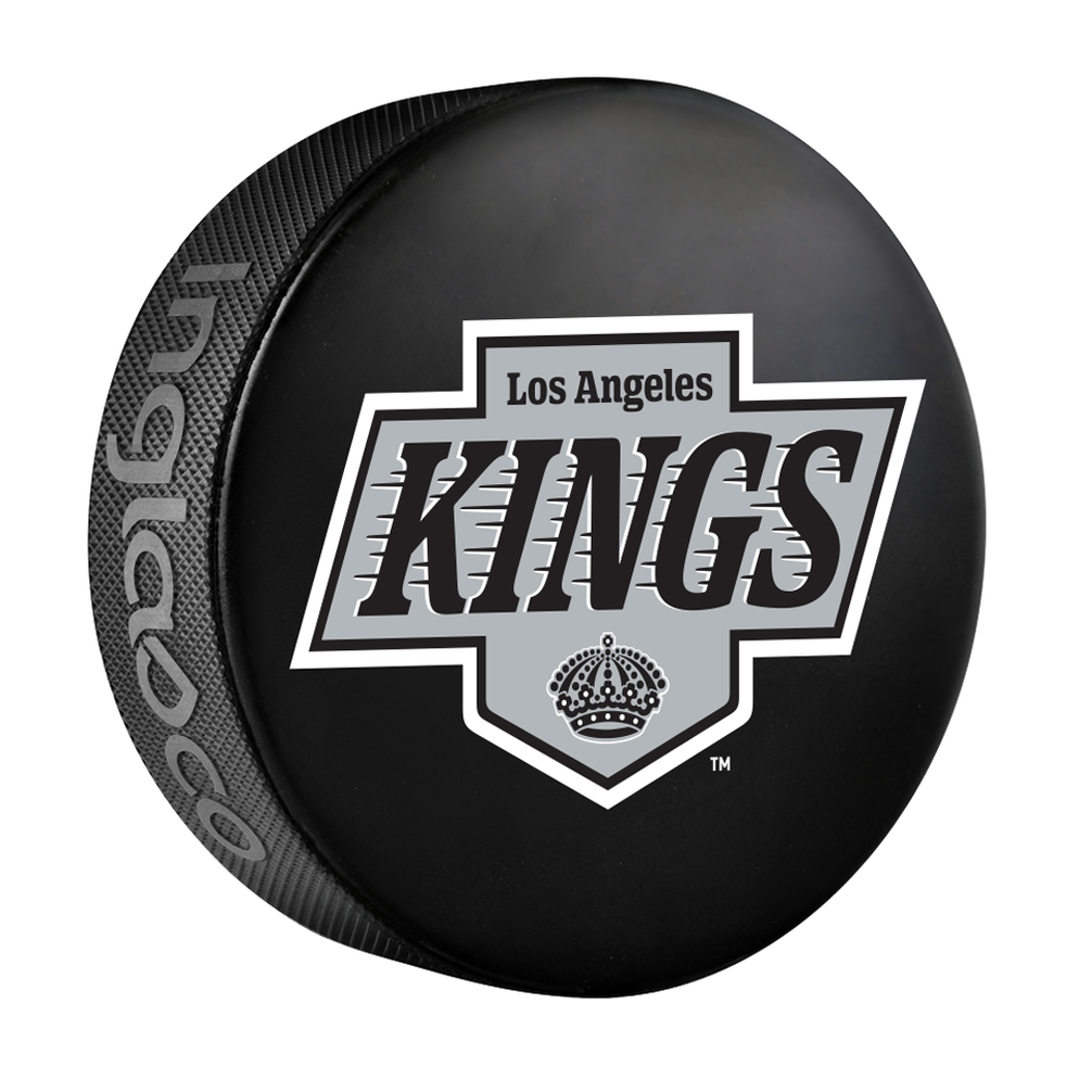 Rondelle de hockey avec logo rétro Inglasco Basic Souvenir des Kings de Los Angeles LNH