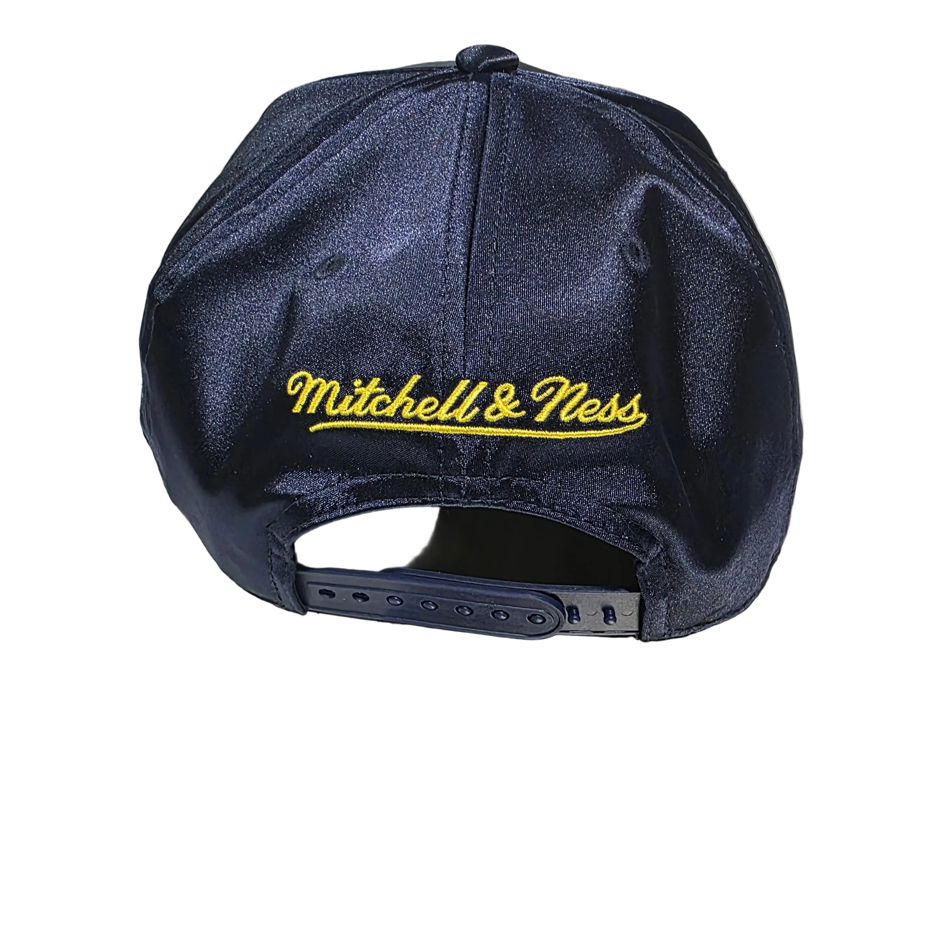 Montreal Canadiens Mitchell & Ness Men's Navy  Satin Goodyear Pro Pinch Fit Snapback