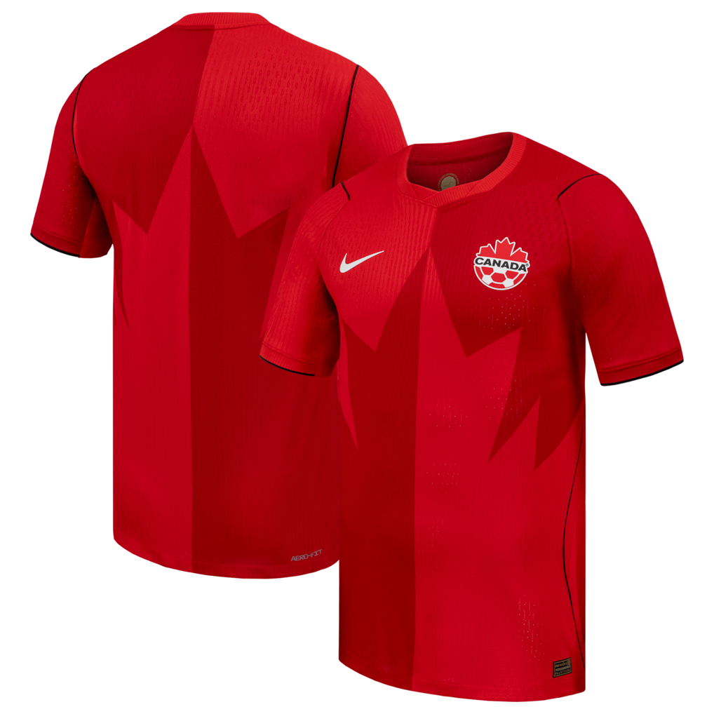 Canada Soccer FIFA Nike Men's Red 2026 Home Match Authentic Jersey