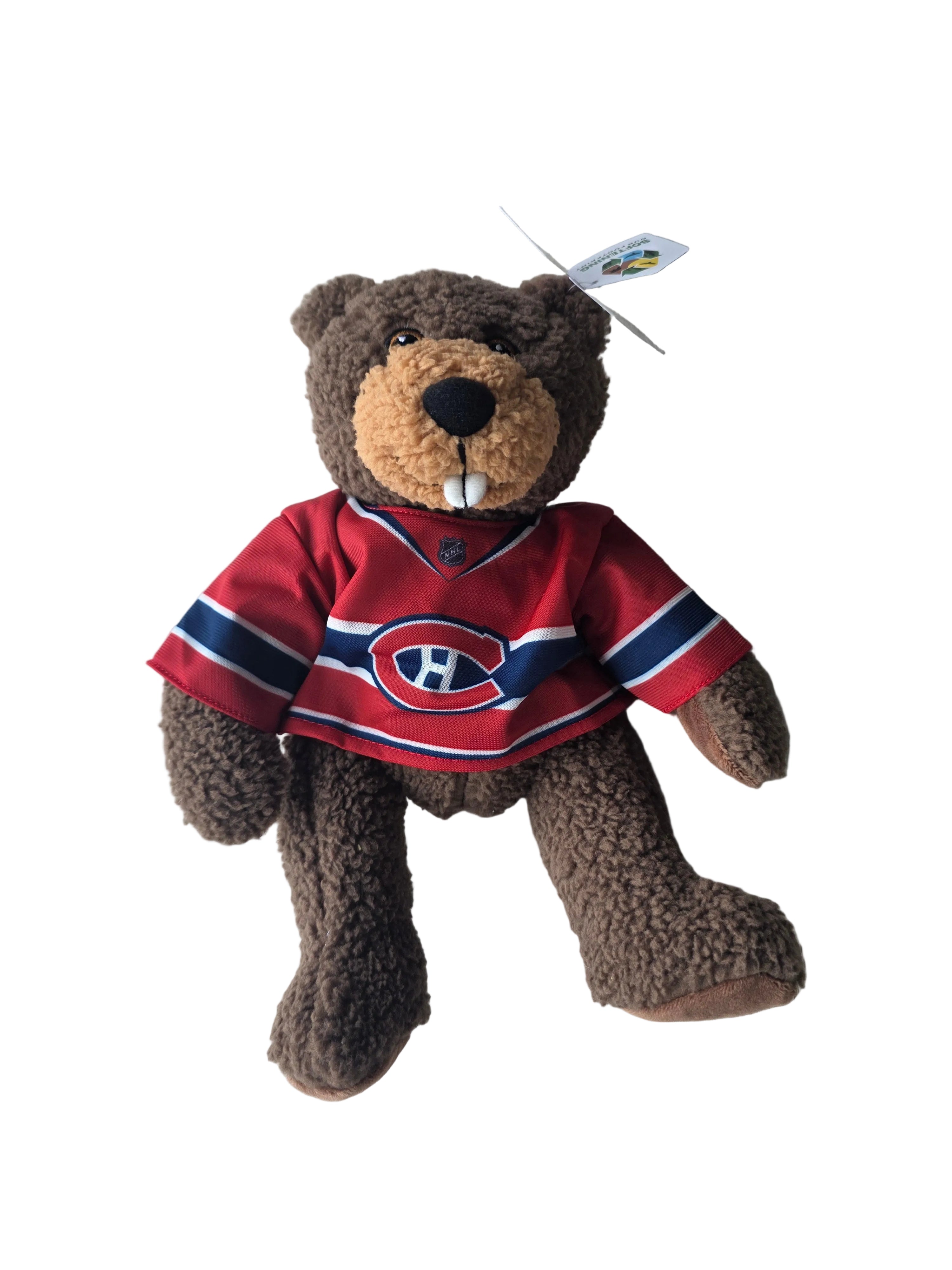 Castor Montréal Canadiens LNH Peluche Maison 25 cm Frisé Gritter