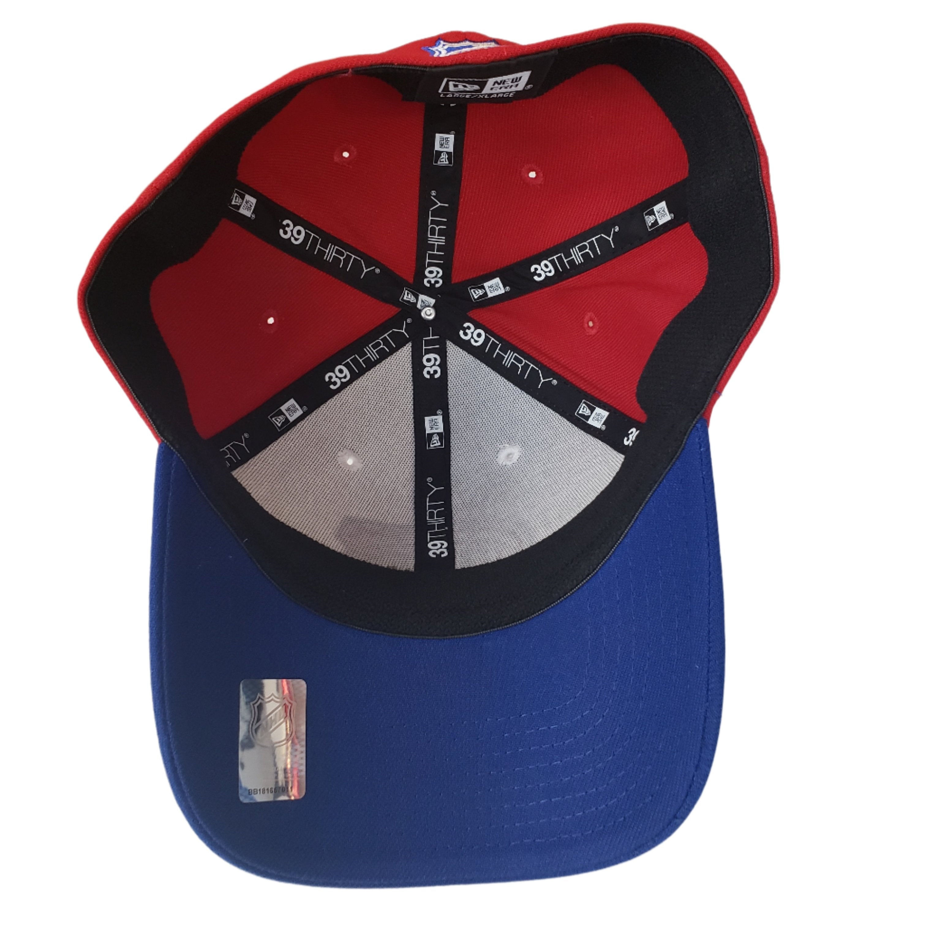 Montreal Canadiens NHL New Era Men's Tricolor 39Thirty Team Classic Stretch Fit Hat