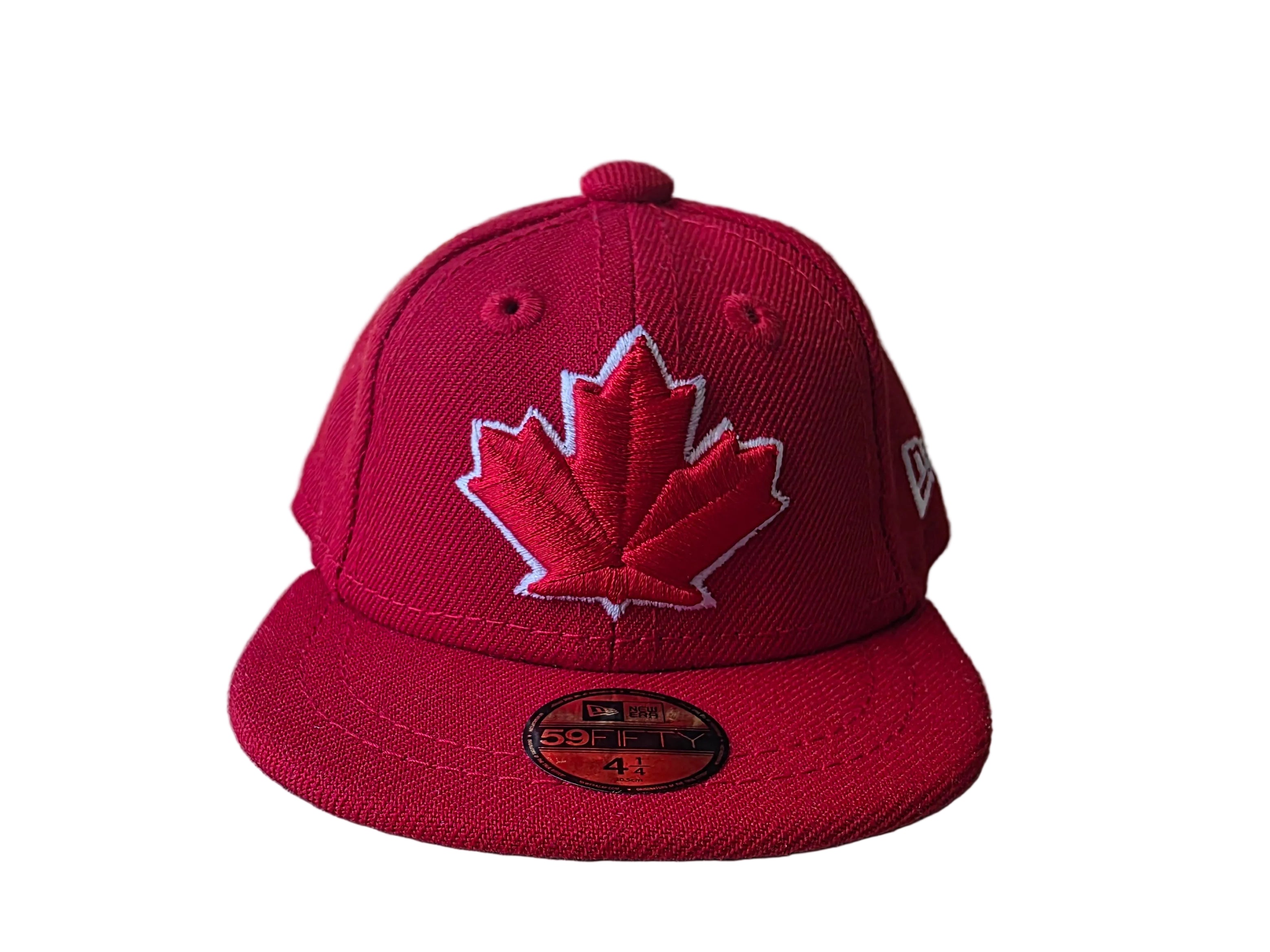 Toronto Blue Jays MLB New Era Red Authentic Collection Mini 59FIFTY Fitted Cap