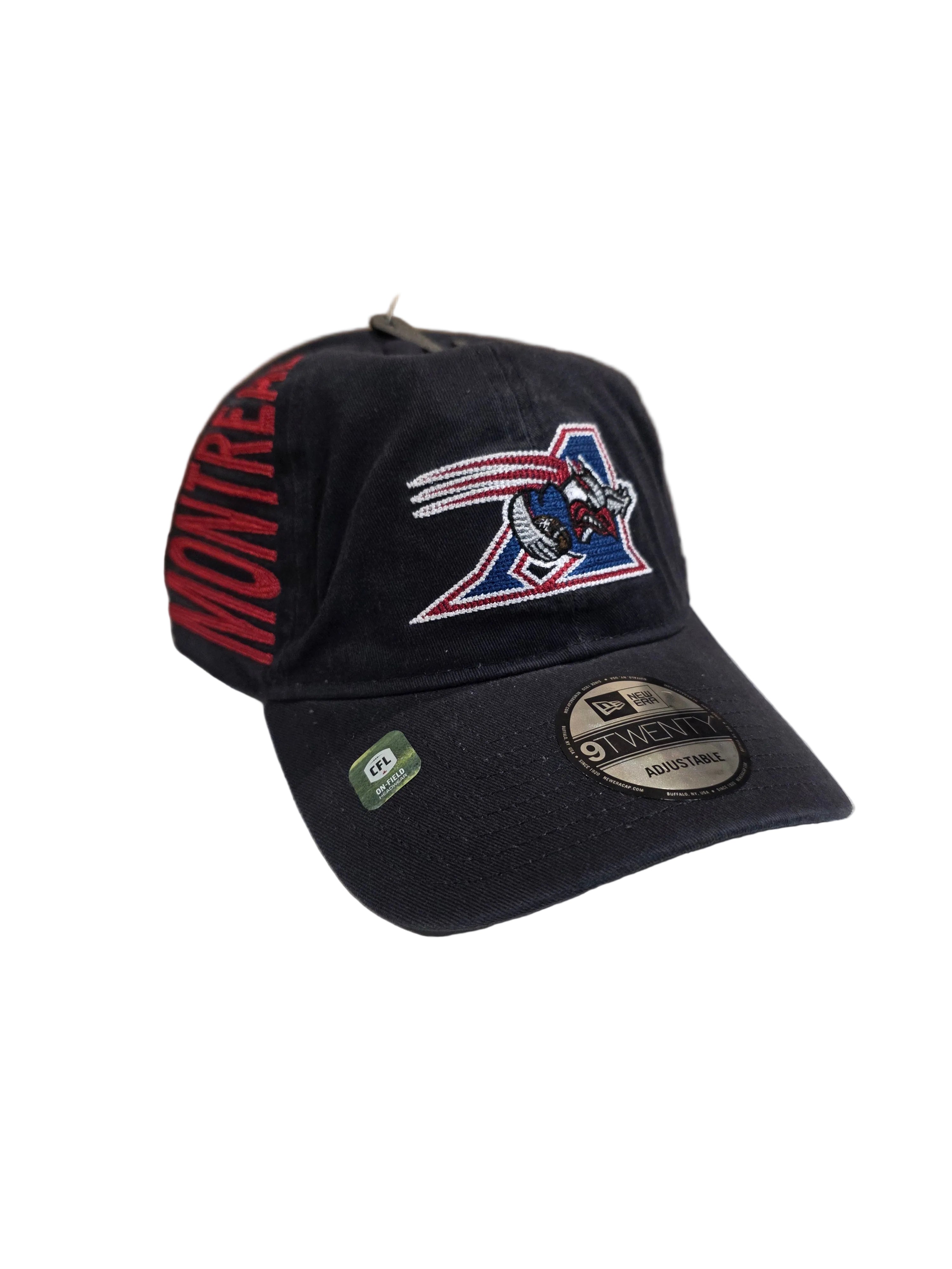 Montreal Alouettes CFL New Era Men's Navy 9Twenty 2026 Turf Traditions Adjustable Hat
