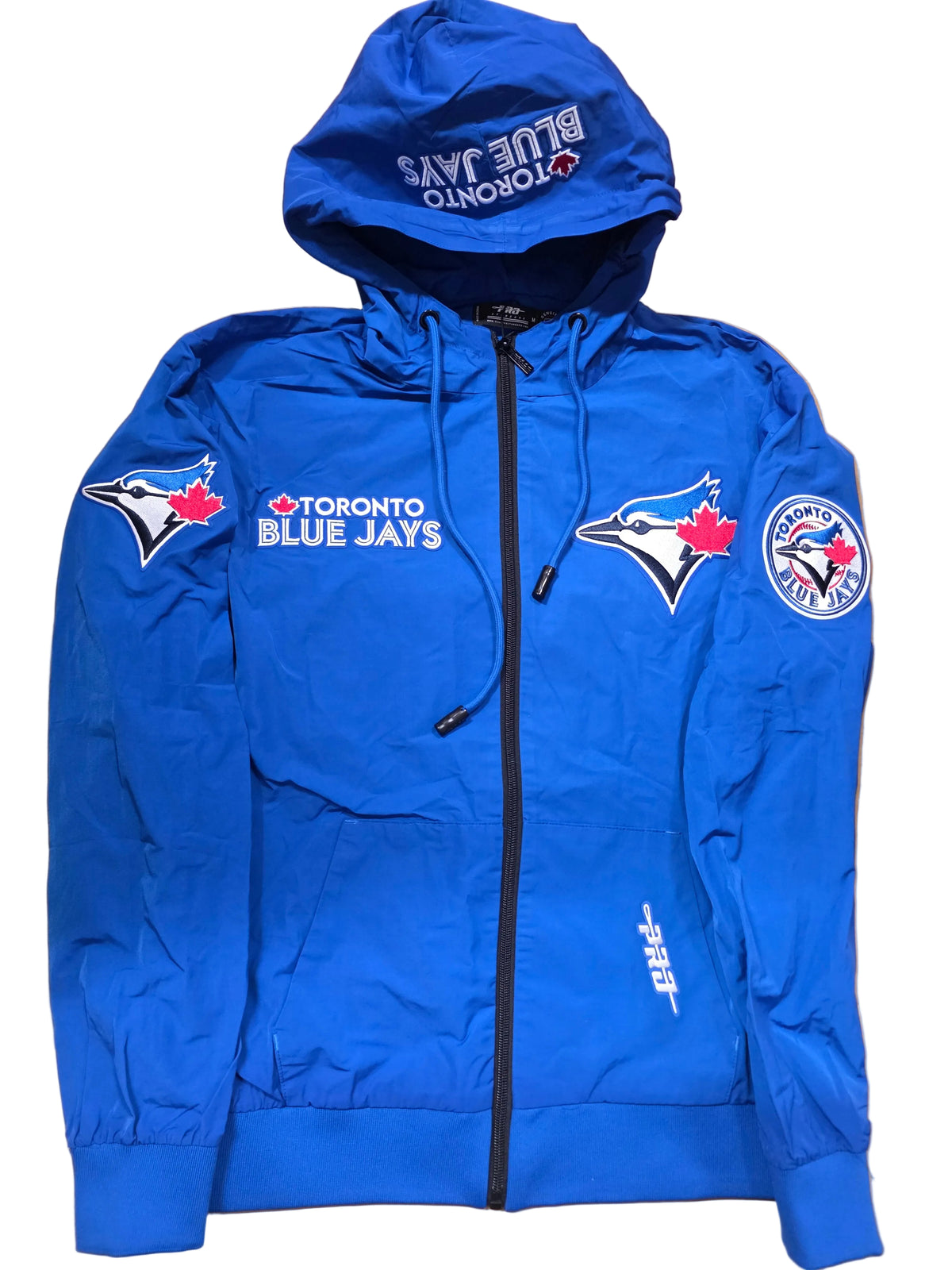 Toronto Blue Jays MLB Pro Standard Men's Royal Blue Classic Wind Suit Woven Full-Zip Hoodie Jacket