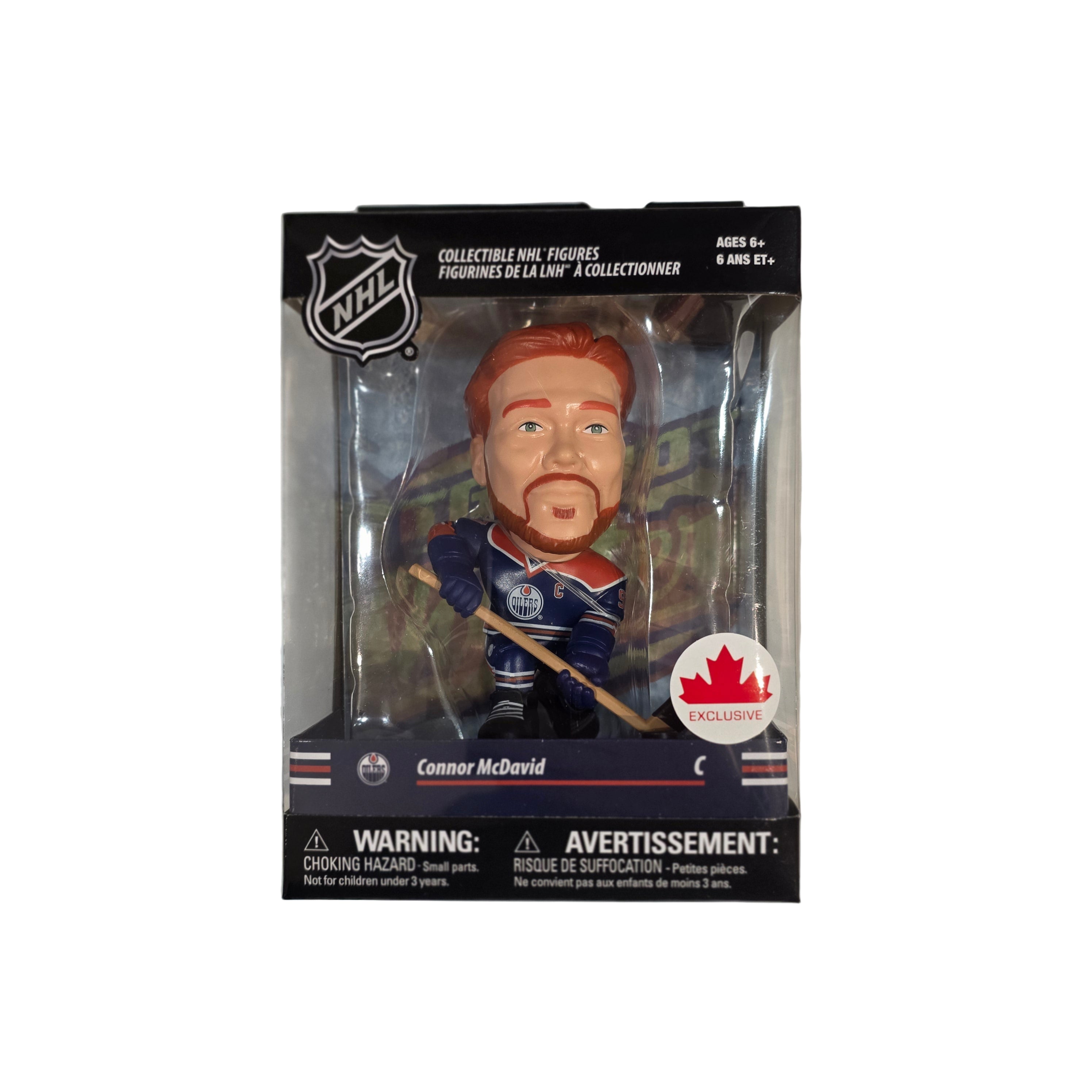 Connor McDavid Edmonton Oilers NHL Big Shot Shooters Vinyl Figure