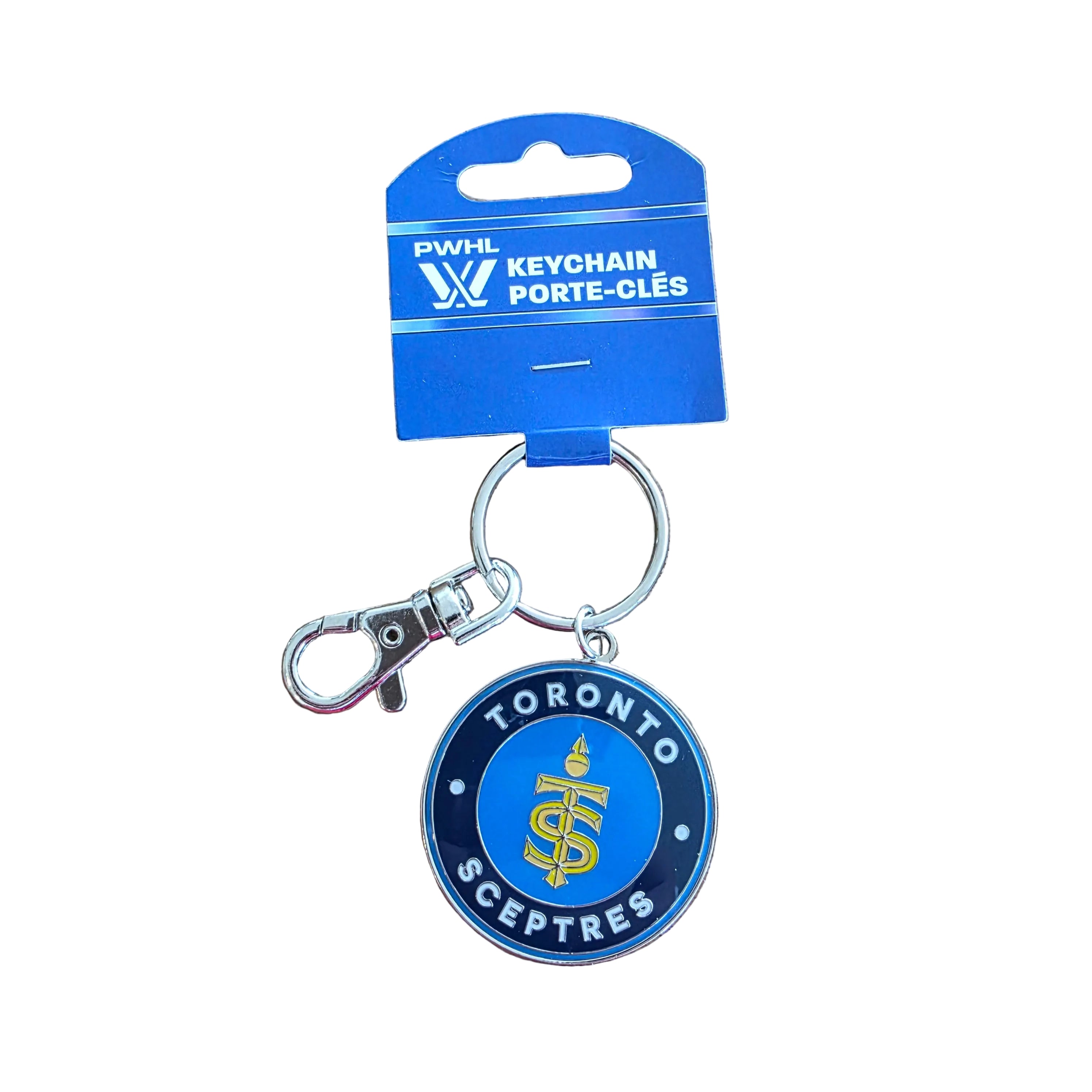 Toronto Sceptres PWHL TSV Team Logo Keychain