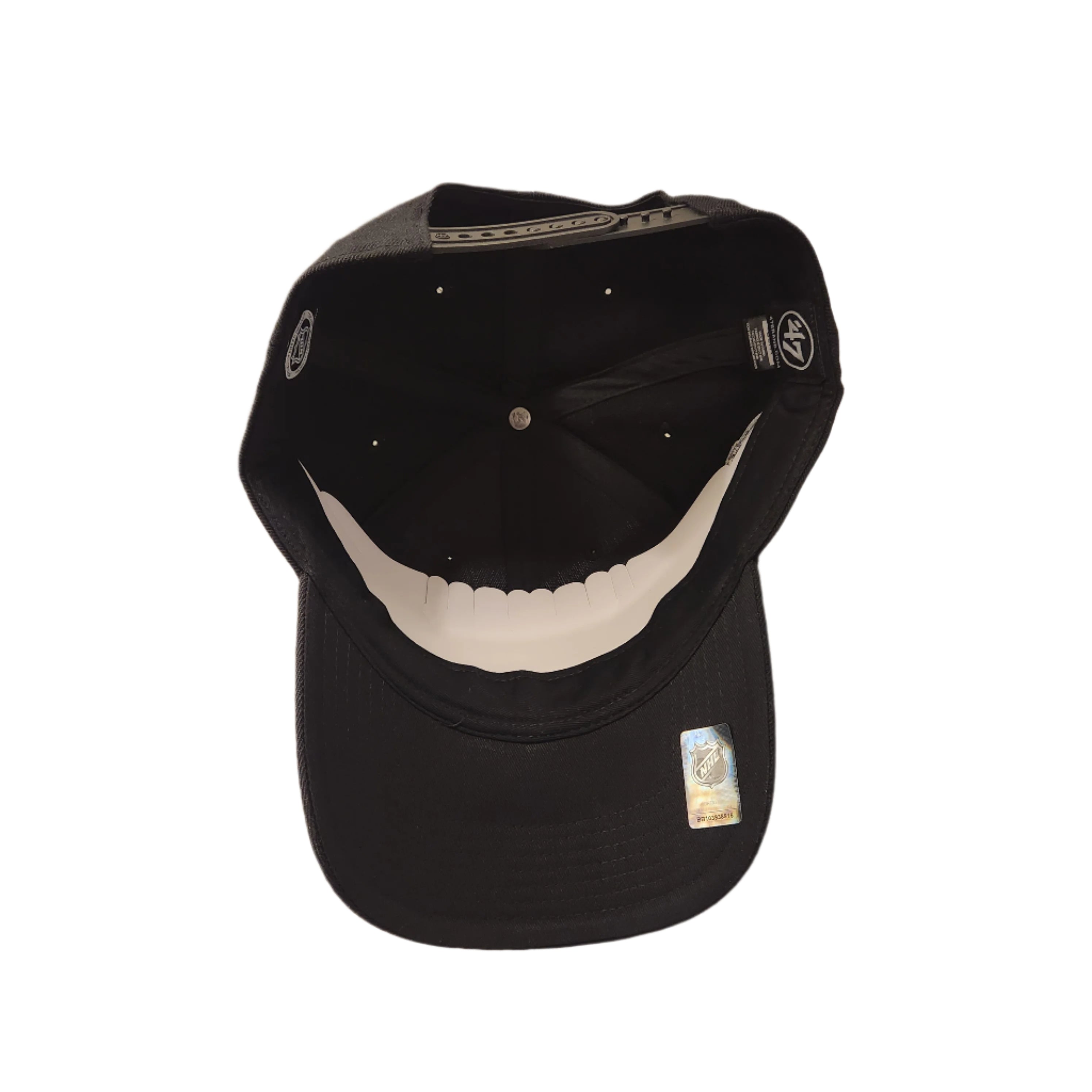 Montreal Canadiens NHL 47 Brand Men's Black White MVP Sure Shot Snapback