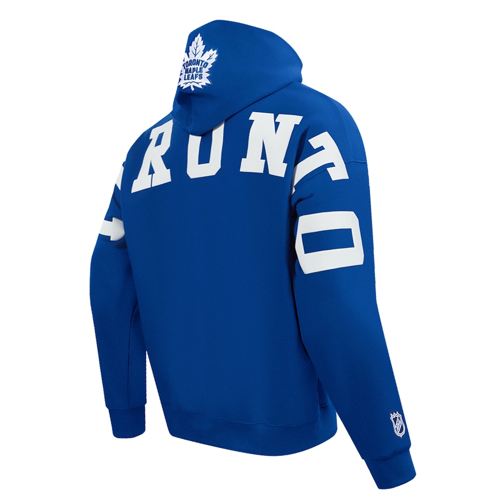 Sweat à capuche bleu royal Wingspan pour homme, NHL Pro Standard, des Maple Leafs de Toronto