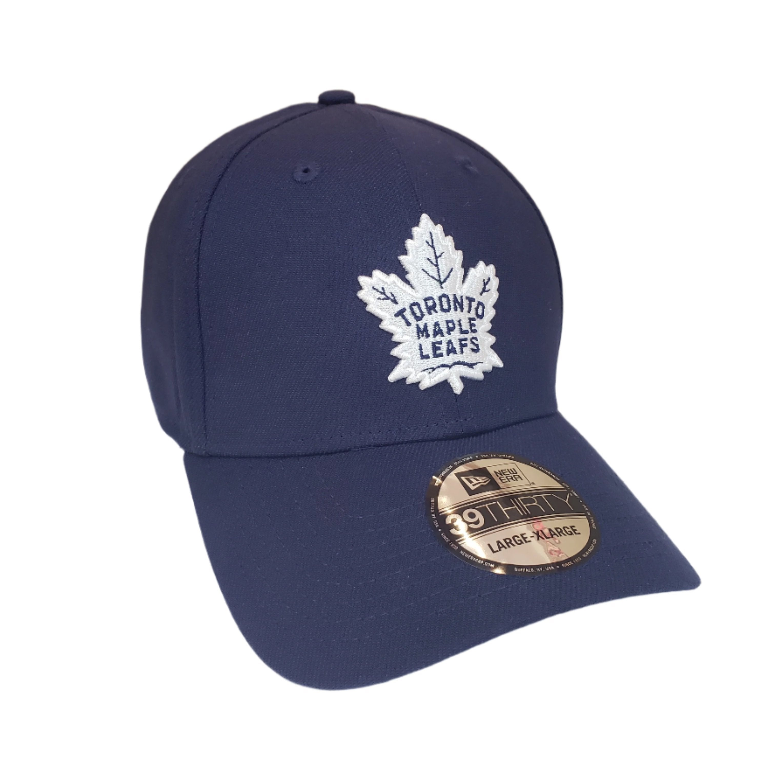 Toronto Maple Leafs NHL New Era Men's Navy 39Thirty Team Classic Stretch Fit Hat