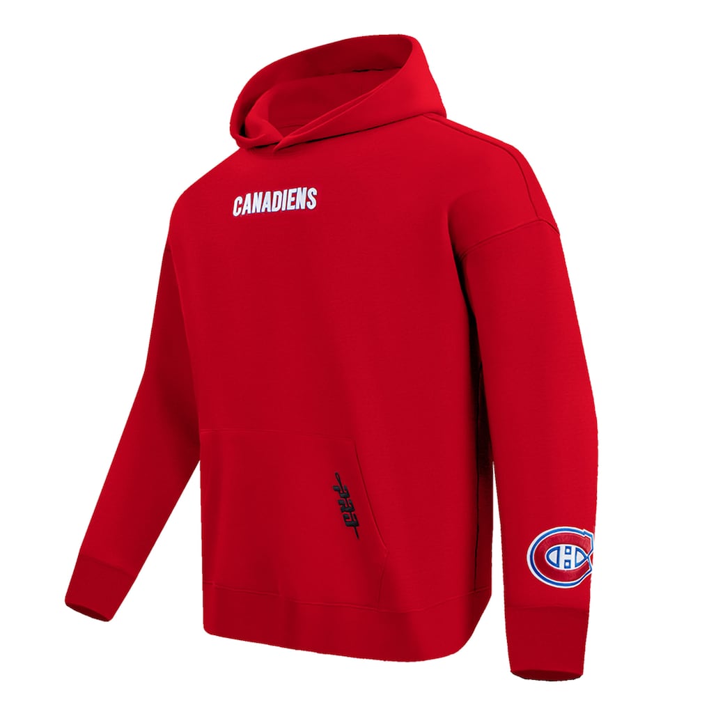 Montreal Canadiens NHL Pro Standard Men's Red Wingspan Pullover Hoodie