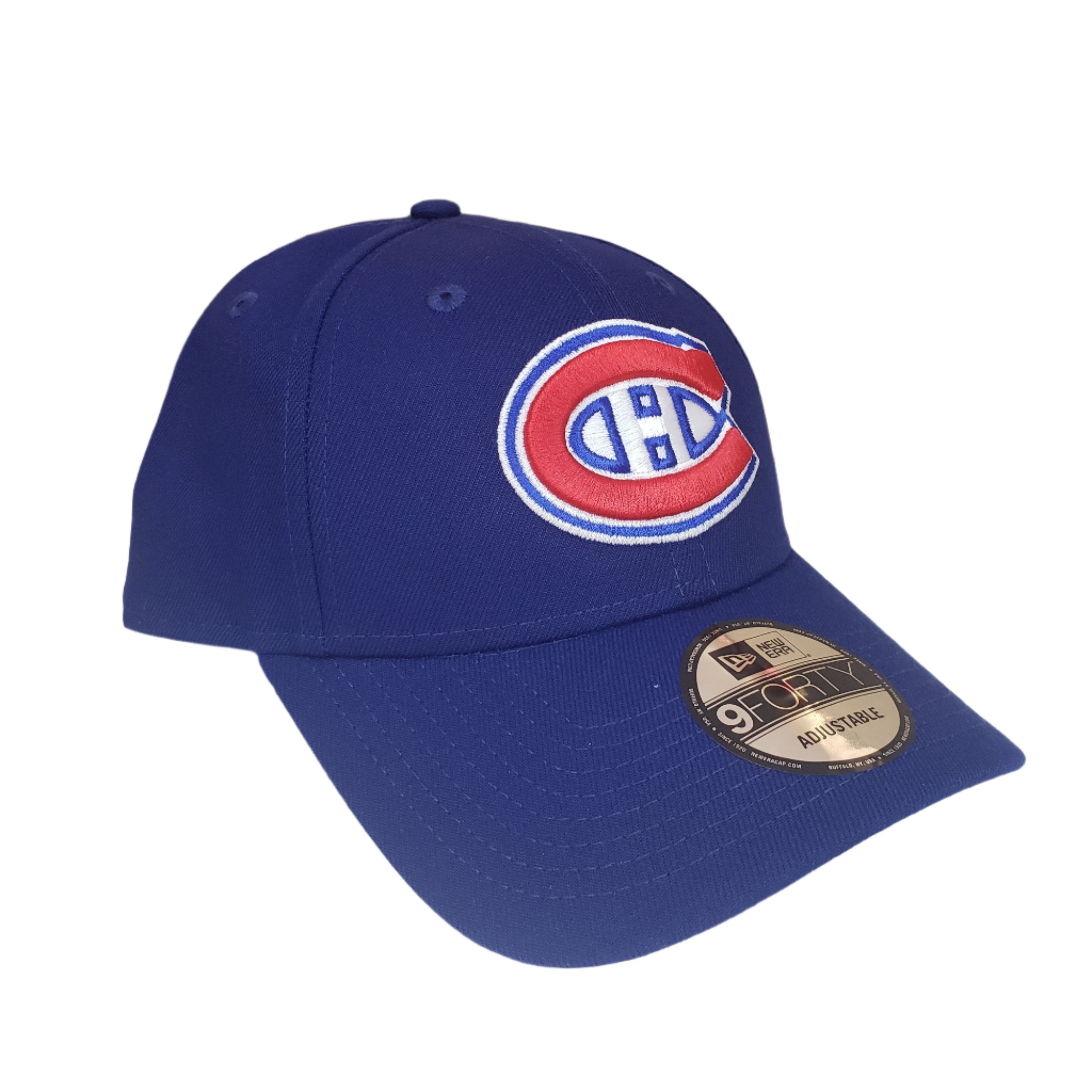 Casquette ajustable 9Forty The League Dark Royal pour homme des Canadiens de Montréal de la LNH de New Era