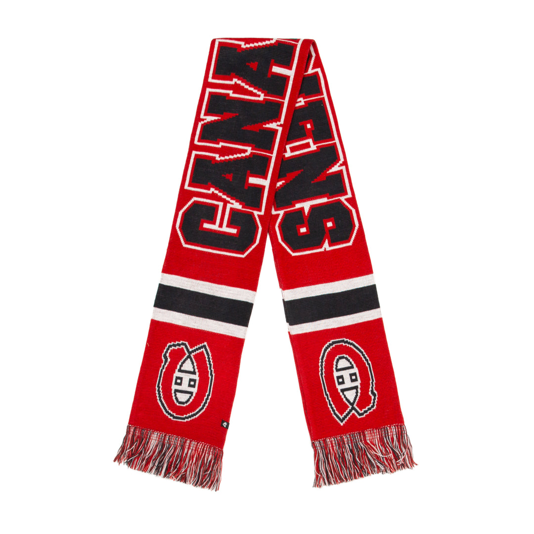 Montreal Canadiens NHL 47 Brand Men's Red Breakaway Knit Scarf