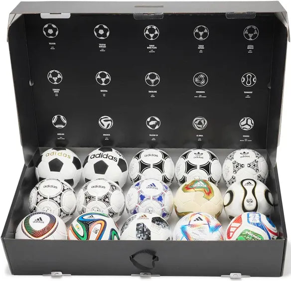 Adidas FIFA World Cup Historical Mini Soccer 1970-2026 Ball Set Size 1
