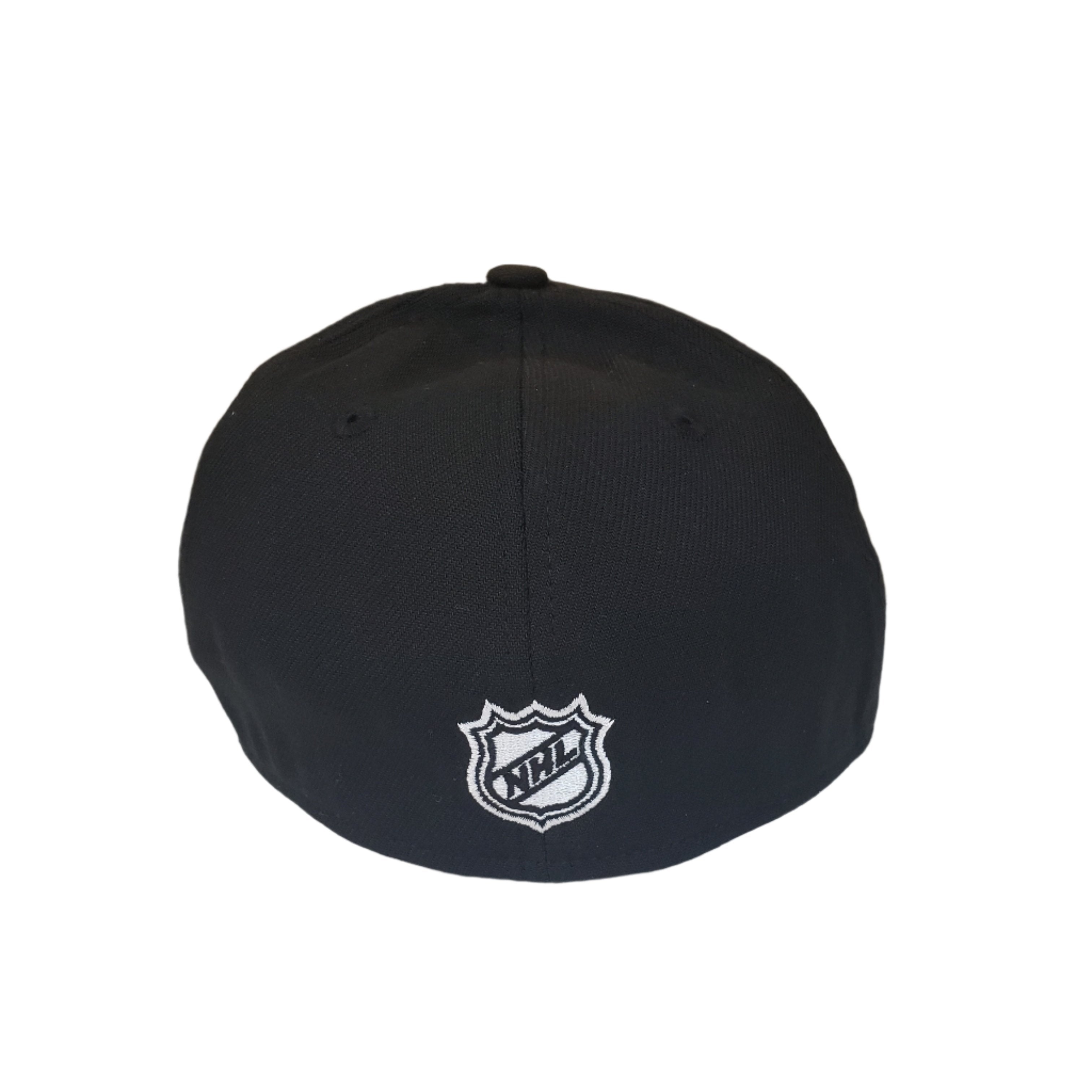 Montreal Canadiens NHL New Era Men's Black/White 39Thirty Team Classic Stretch Fit Hat