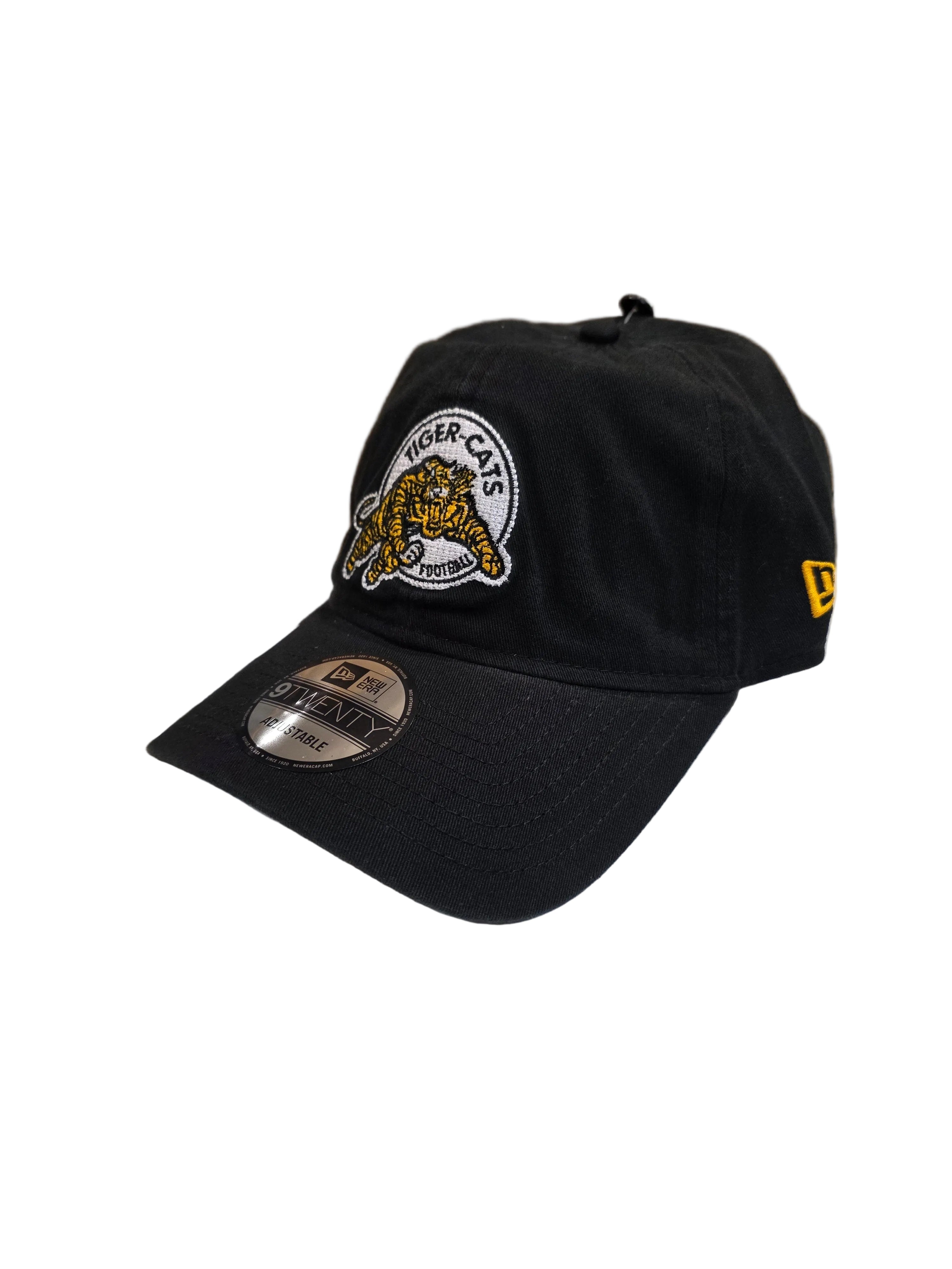 Hamilton Tiger-Cats CFL New Era Men's Black 9Twenty 2026 Turf Traditions Adjustable Hat