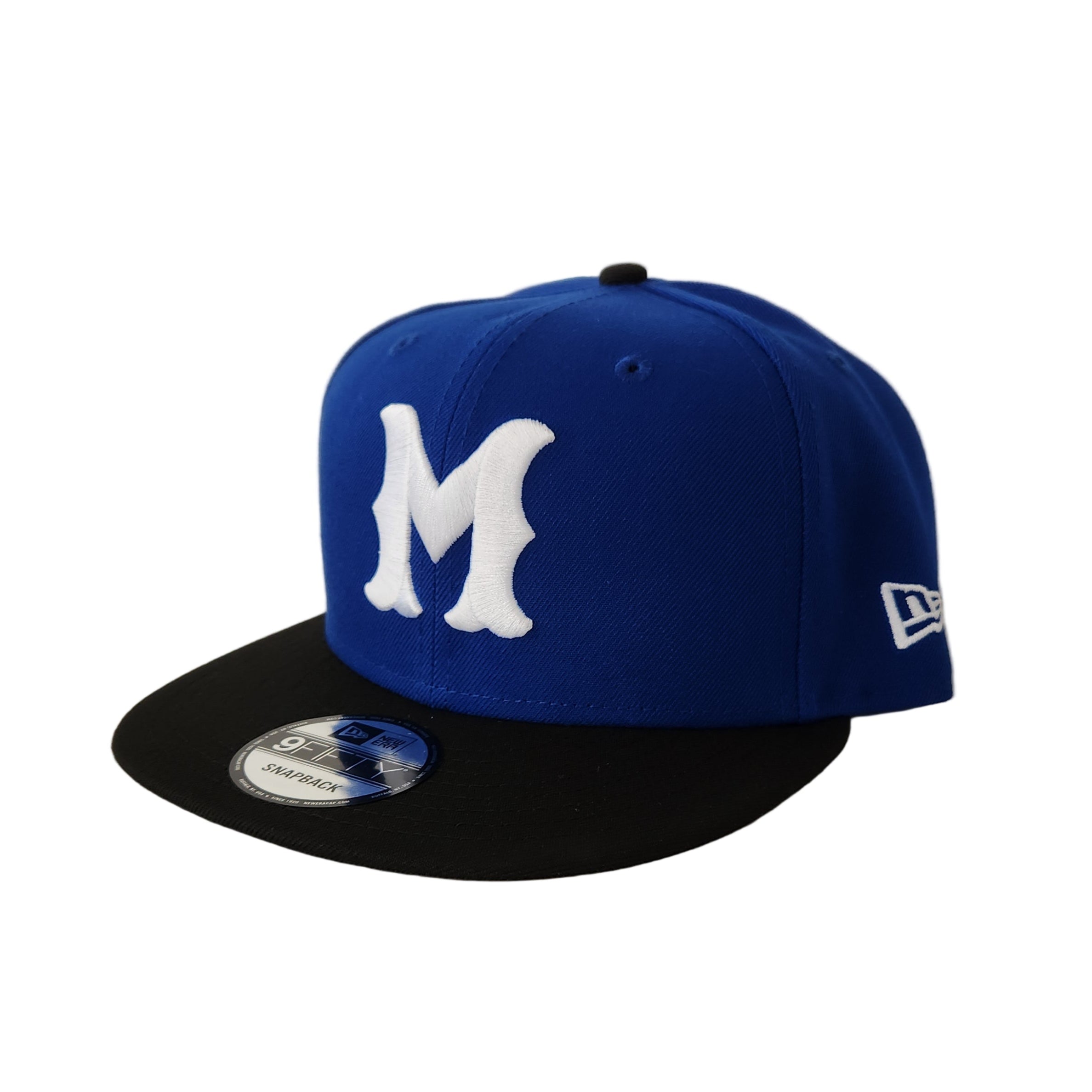Casquette Snapback 9Fifty MiLB New Era pour homme des Royals de Montréal, bleu royal/noir