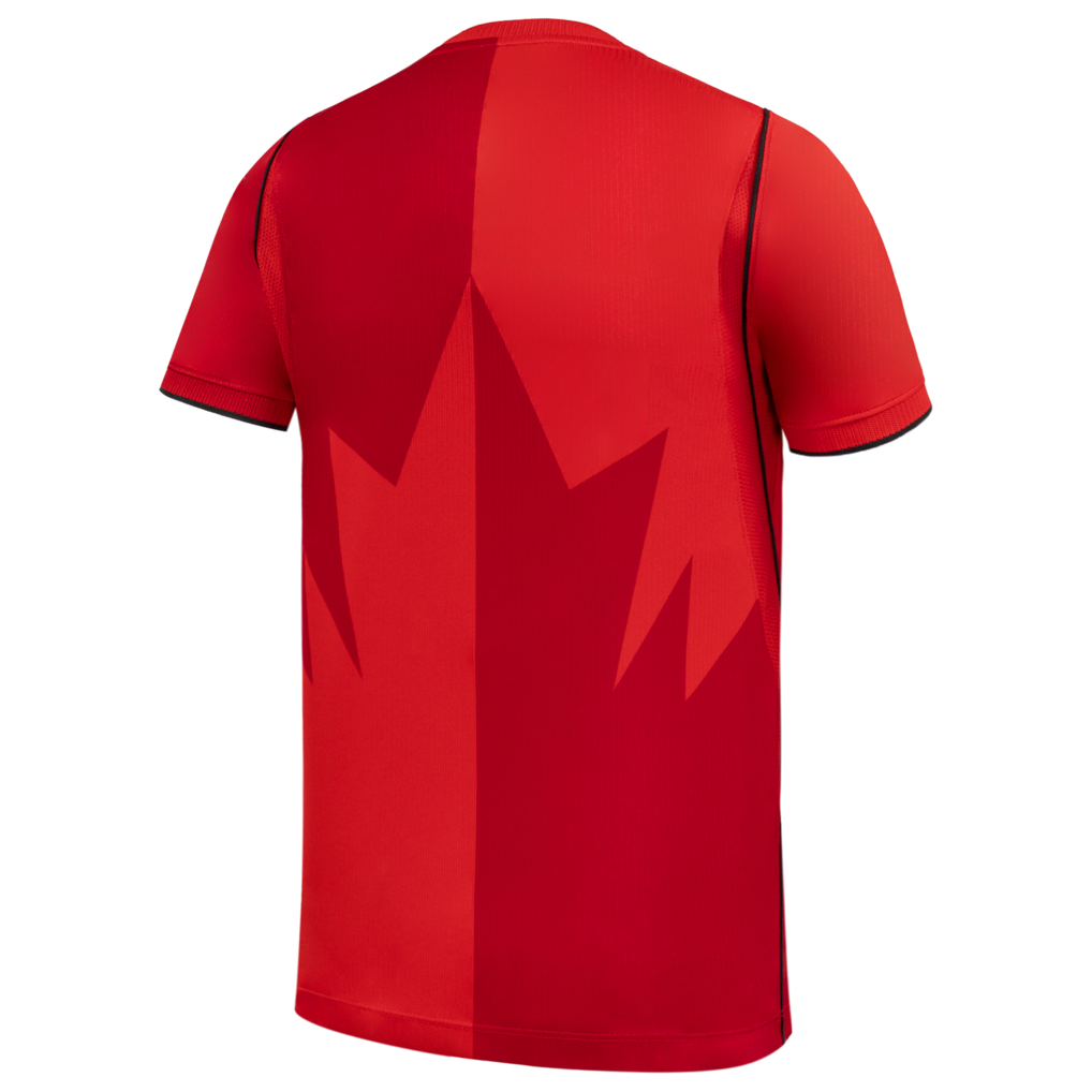 Canada Soccer FIFA Nike Youth Red 2026 Home Stadium Replica Jersey