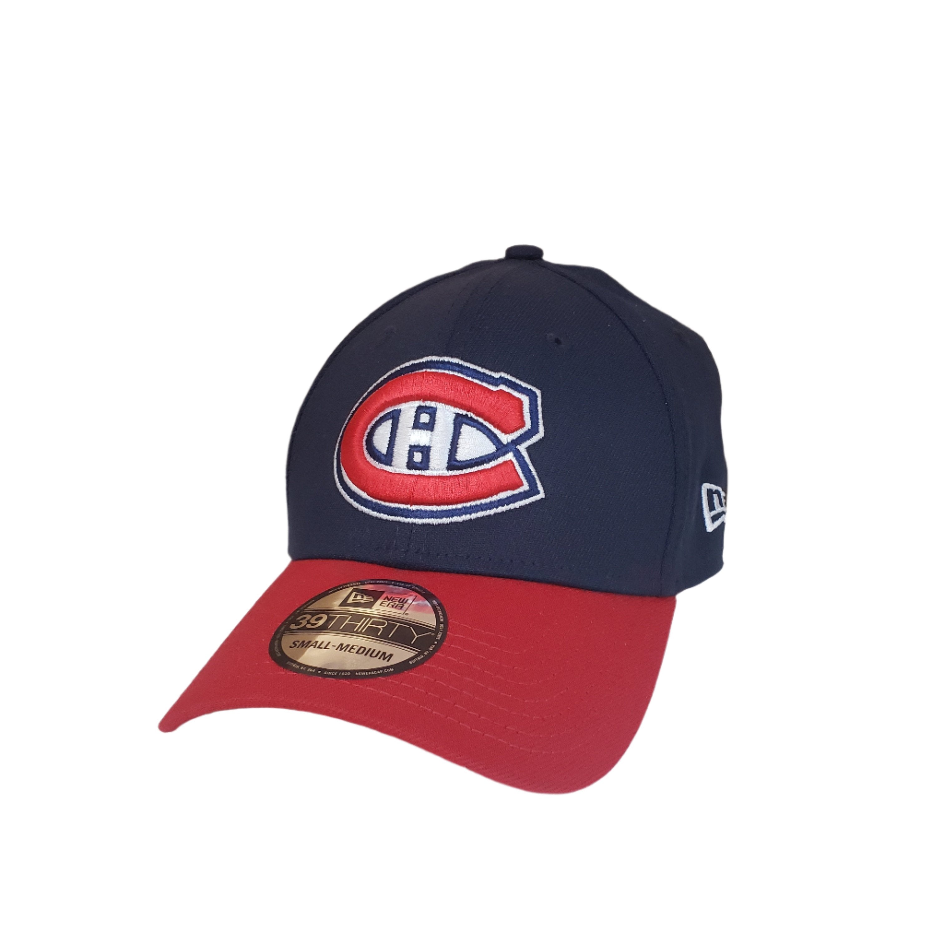 Montreal Canadiens NHL New Era Men's Navy/Red 39Thirty Team Classic Stretch Fit Hat