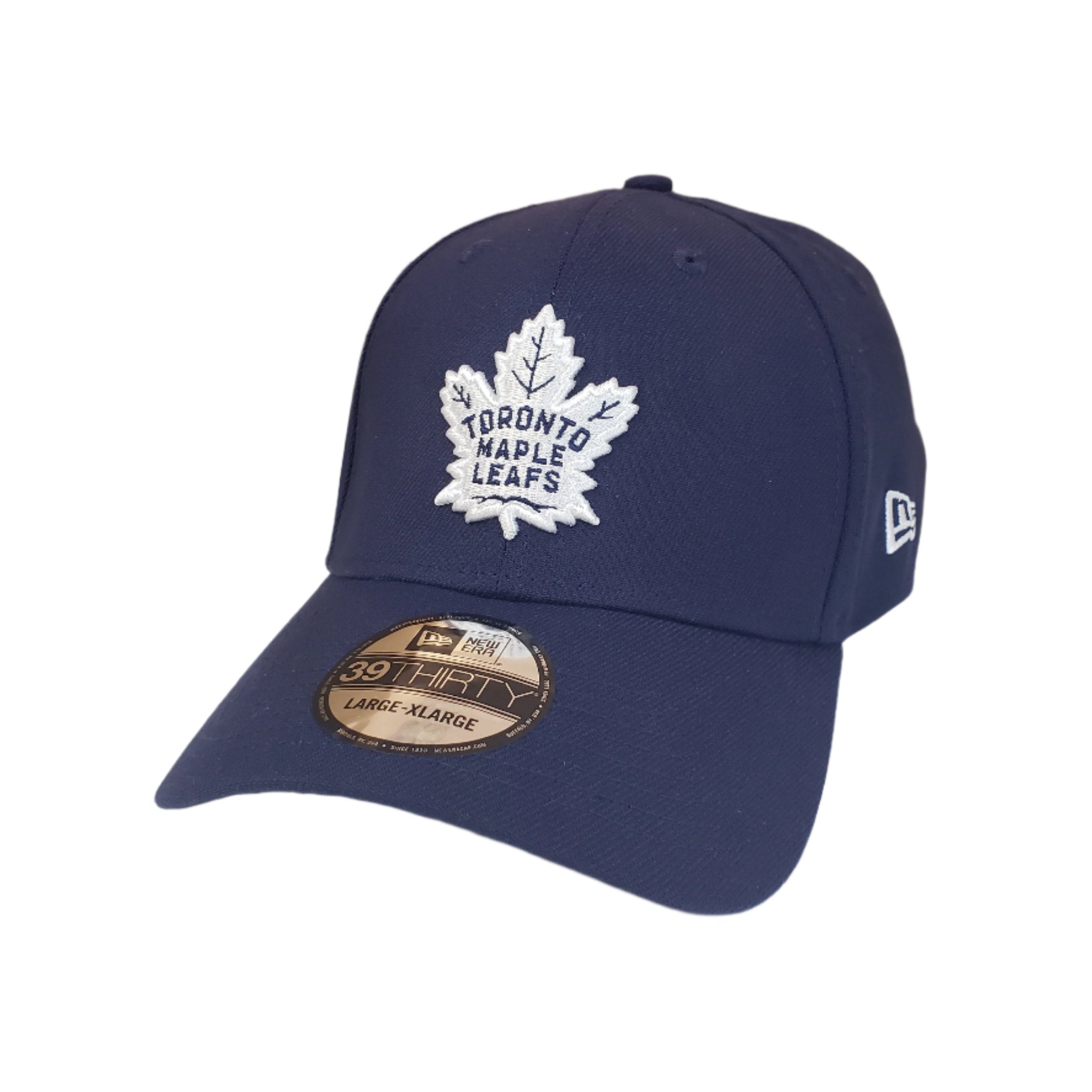 Toronto Maple Leafs NHL New Era Men's Navy 39Thirty Team Classic Stretch Fit Hat