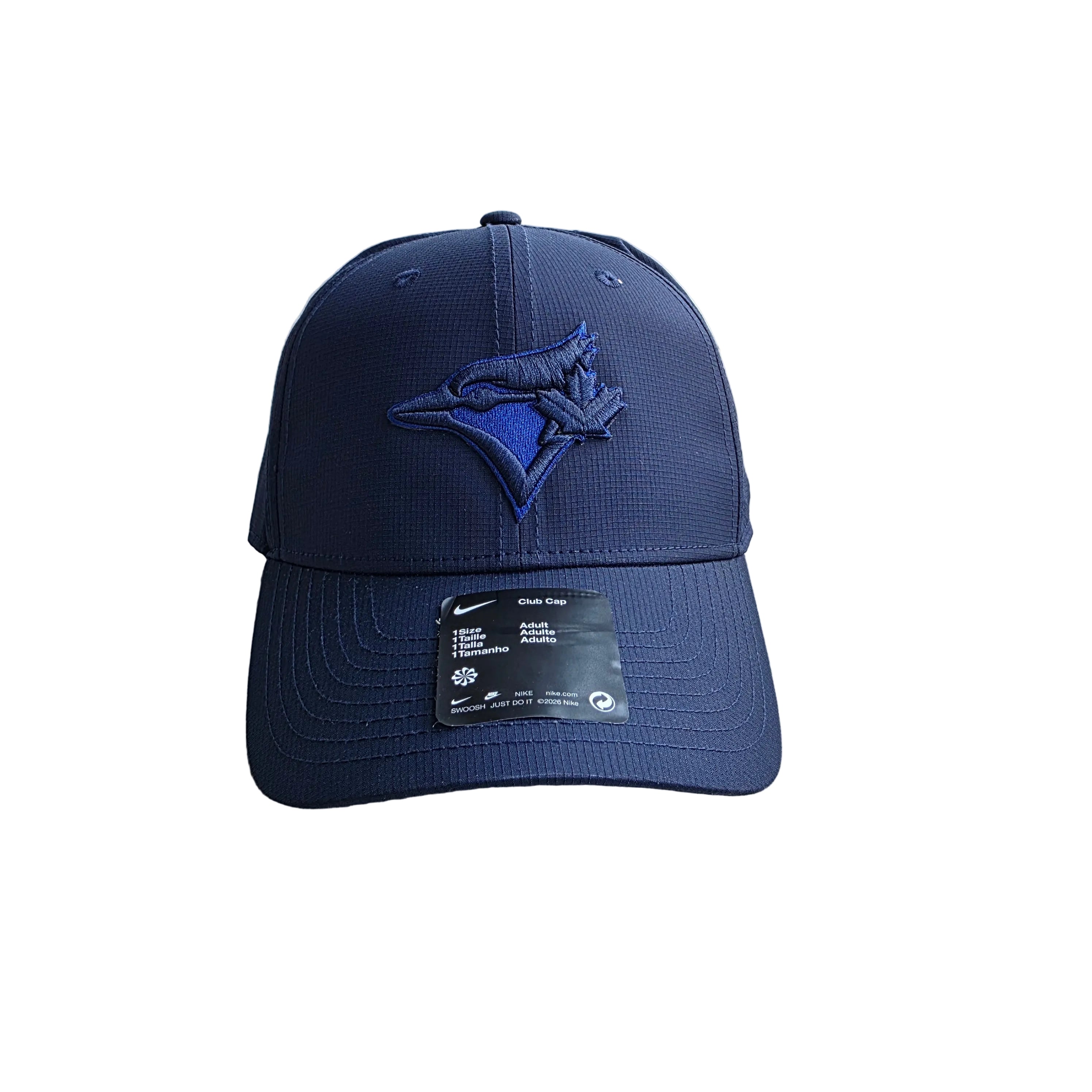 Toronto Blue Jays MLB Nike Men's College Navy Tonal Club Structured UV Poly Adjustable Hat
