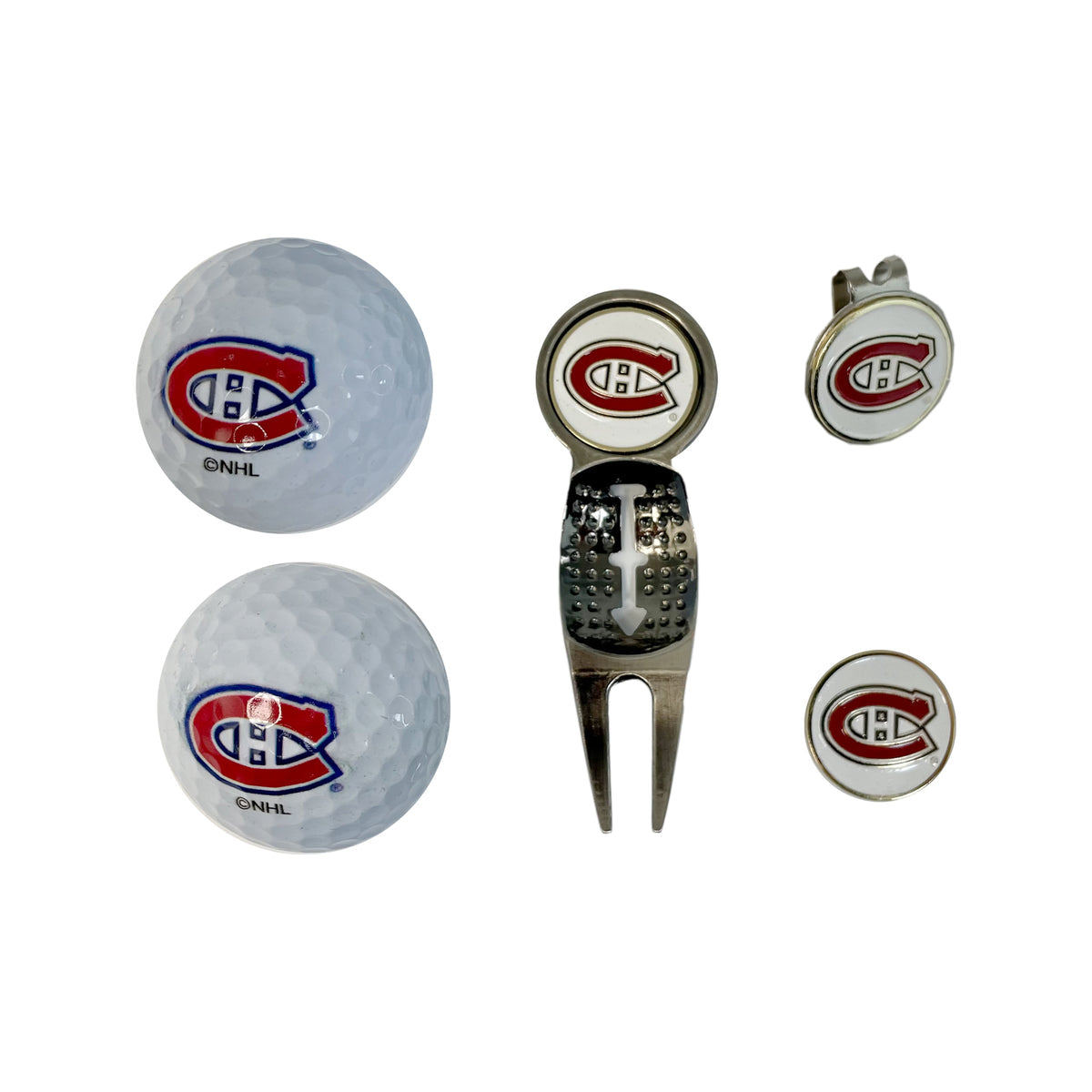 Coffret de golf de luxe en étain des Canadiens de Montréal (LNH)