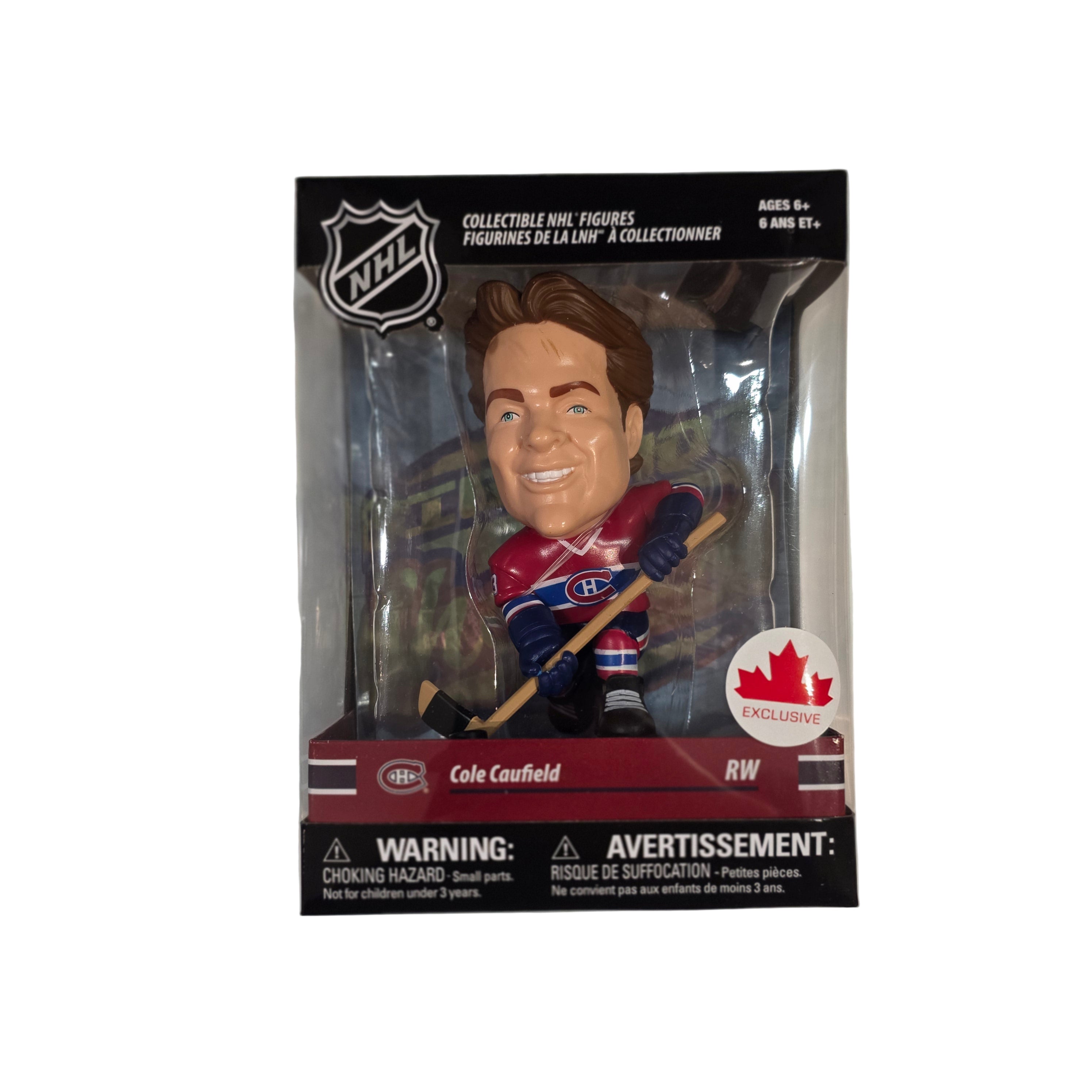Cole Caufield Montreal Canadiens NHL Big Shot Shooters Vinyl Figure
