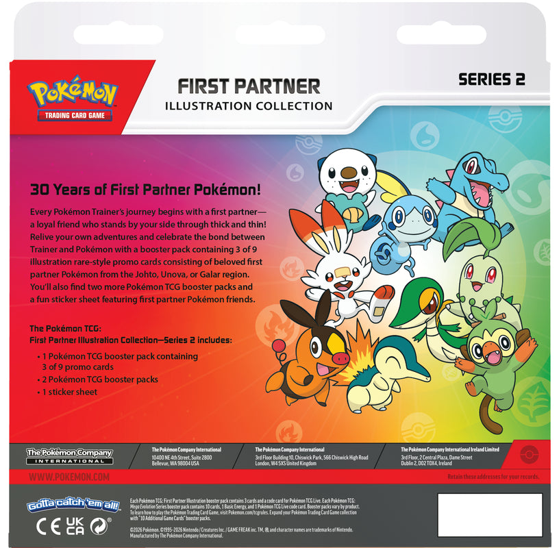 Pokémon TCG Mega Evolution First Partner Illustration Collection Box Series 2