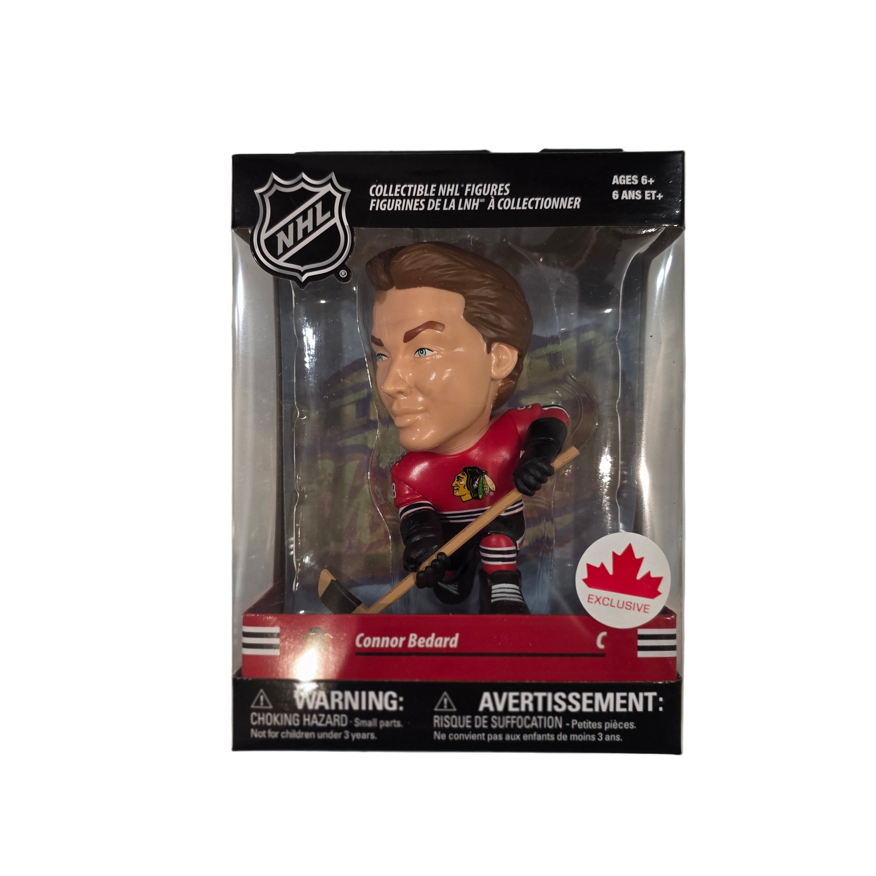 Connor Bedard Chicago Blackhawks NHL Big Shot Shooters Vinyl Figure