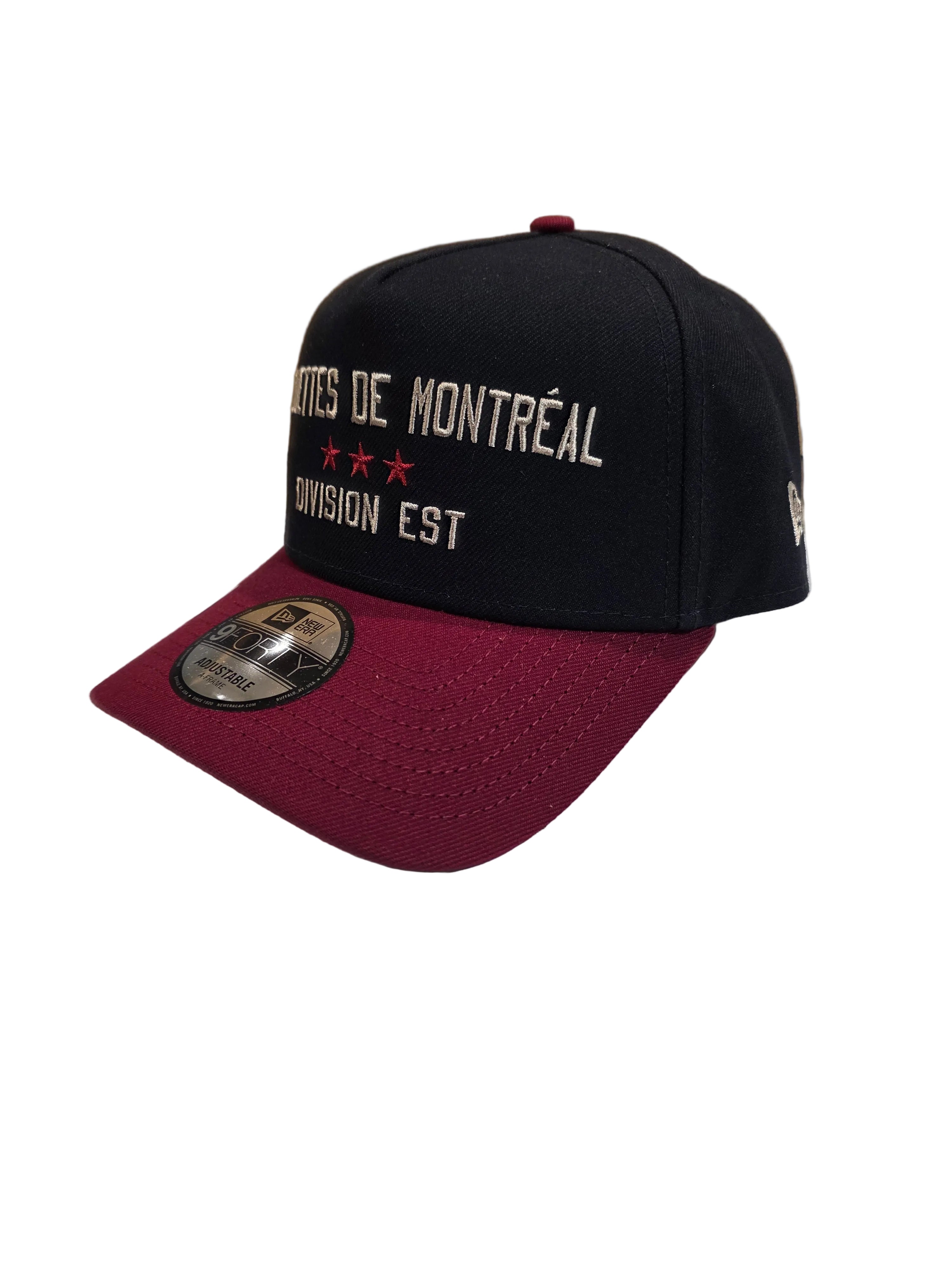 Montreal Alouettes CFL New Era Men's Navy/Red 9Forty A-Frame 2026 Turf Traditions Snapback Hat