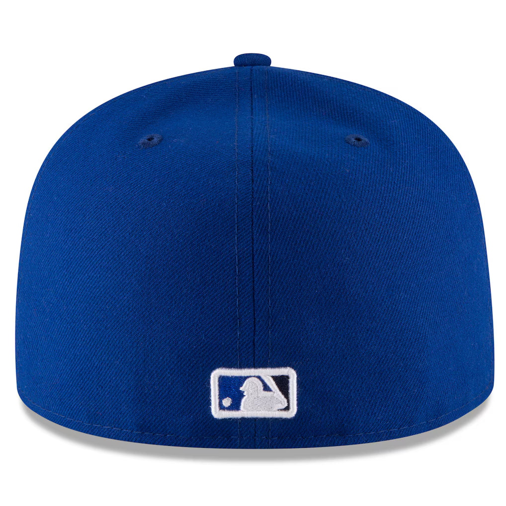 Toronto Blue Jays MLB New Era Men's White/Royal 59Fifty 50th Anniversary Authentic Collection Fitted Hat