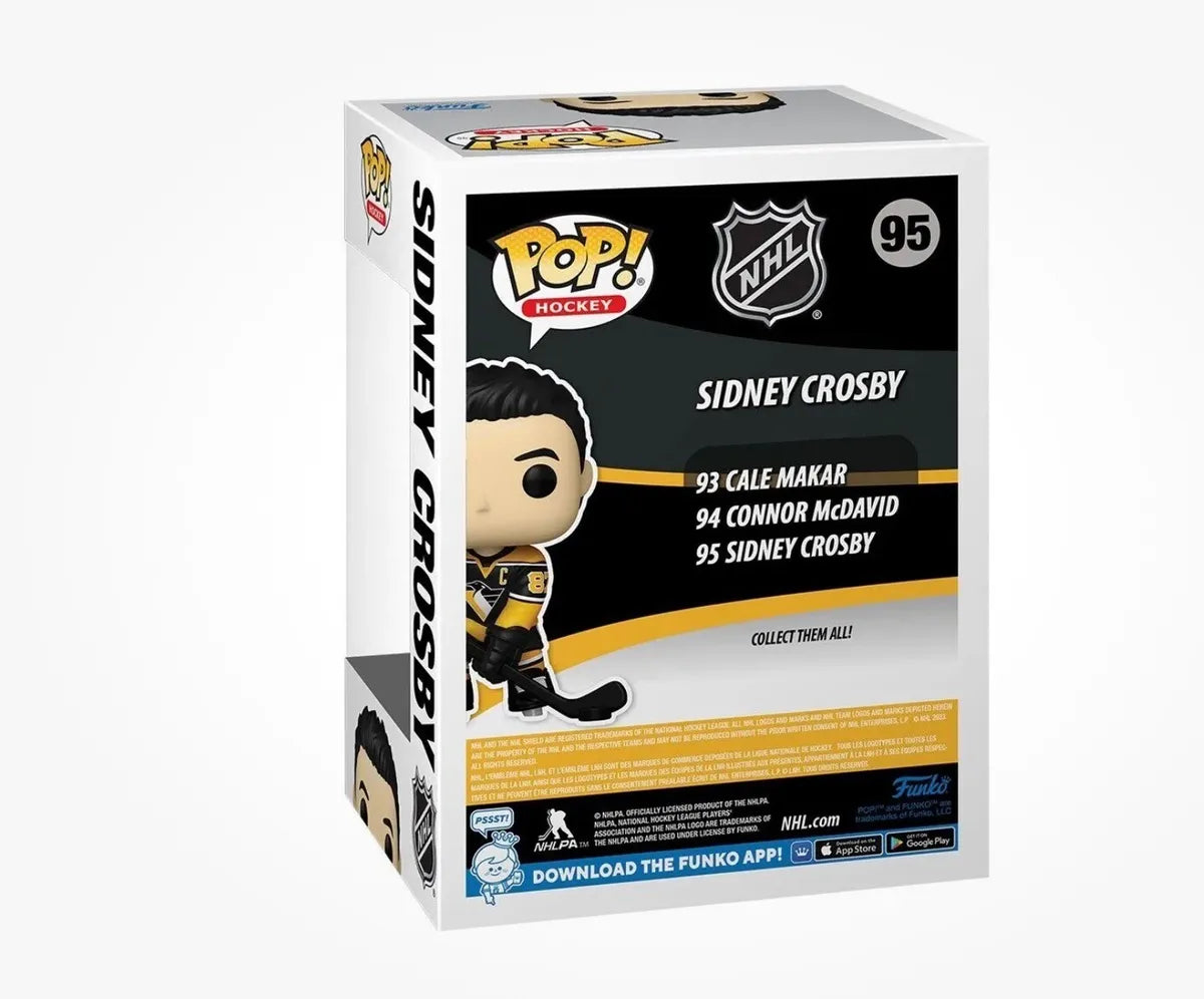 Sidney Crosby Pittsburgh Penguins NHL Funko POP Figurine en vinyle uniforme rétro inversé