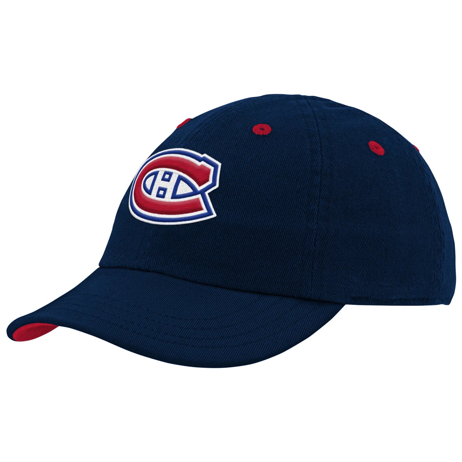 Casquette souple bleu marine Outerstuff pour bébé des Canadiens de Montréal de la LNH