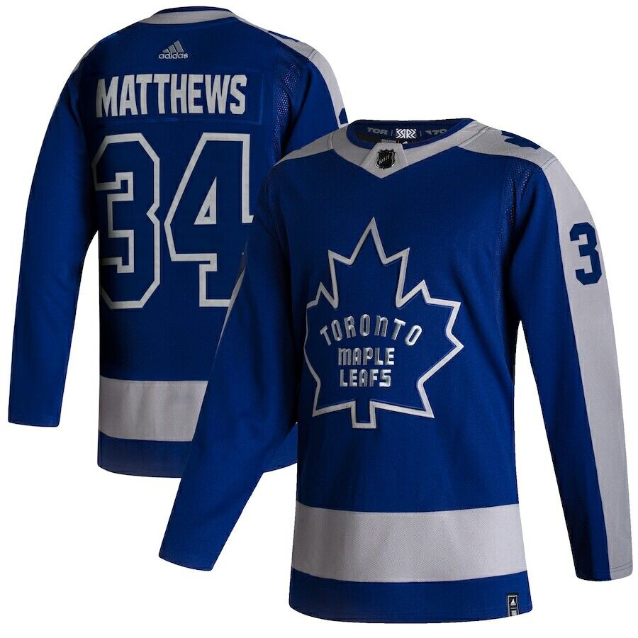 Men's Adidas Auston Matthews Blue Toronto Maple Leafs Home Primegreen Authentic Pro Player - Jersey