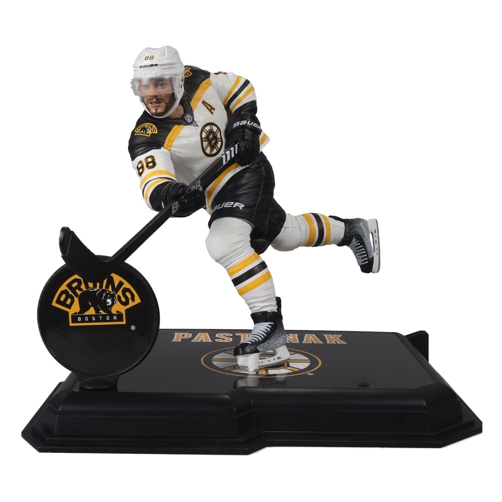 David Pastrnak Bruins de Boston NHL McFarlane Toys Away Uniform Legacy Series Figurine d'action 7"