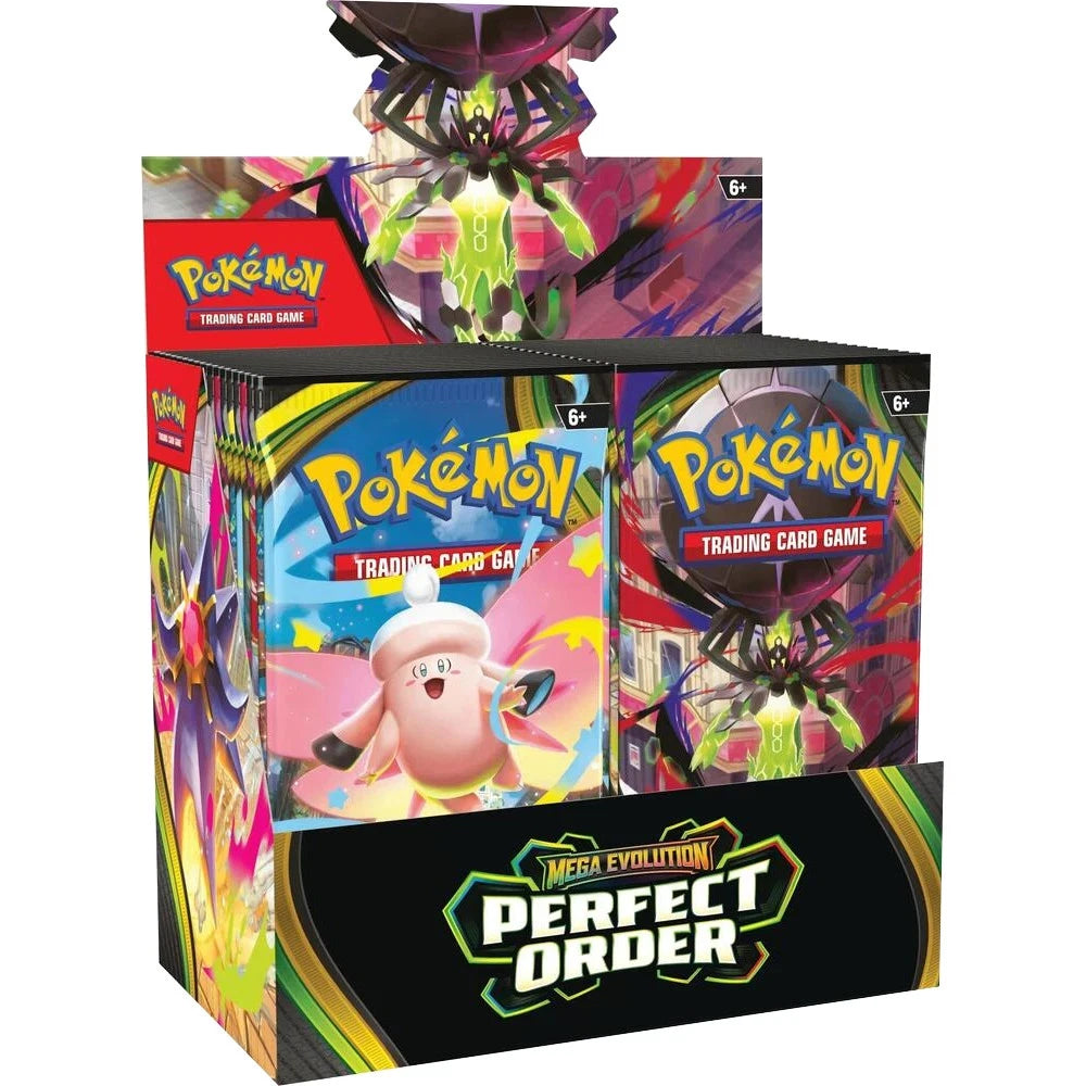 Pokémon TCG Mega Evolution Perfect Order Booster Box Display