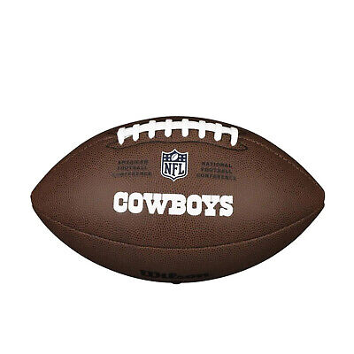 Dallas Cowboys NFL Wilson Ballon de football composite officiel de qualité supérieure pour loisirs