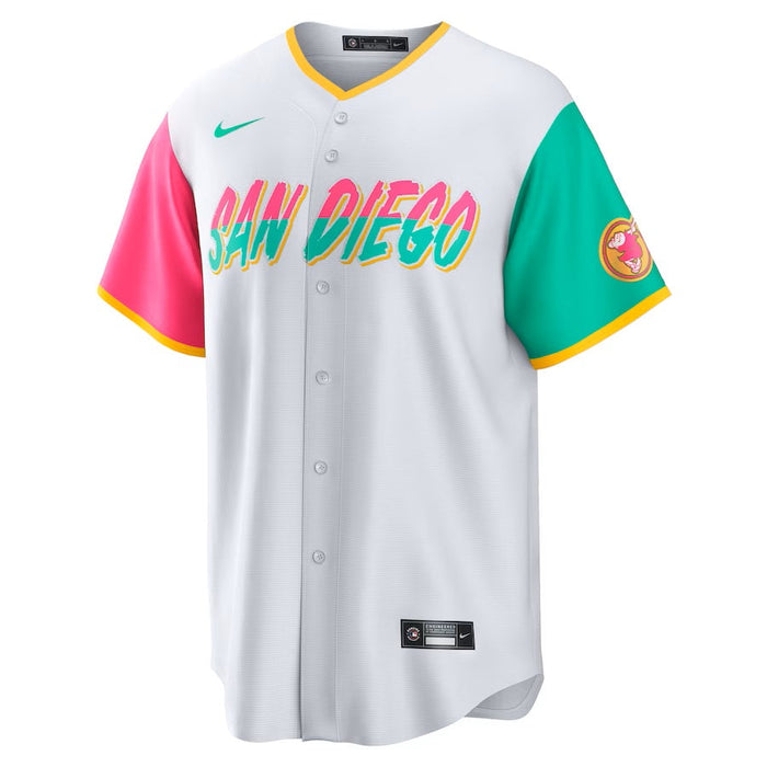 San Diego Padres MLB Nike Men's White 2022 City Connect Replica Jersey —