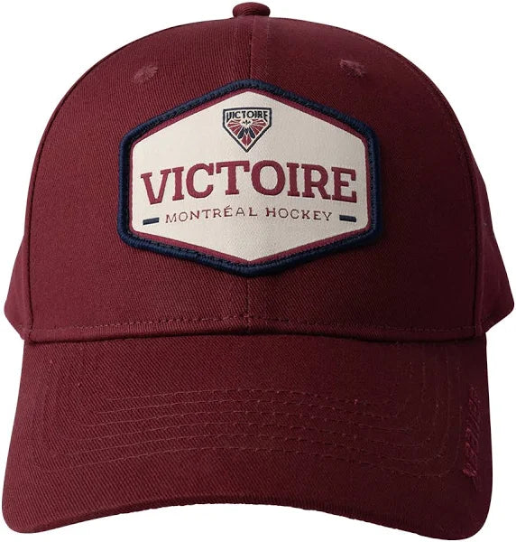 Montreal Victoire PWHL Bauer Unisex Maroon Patch Snapback Hat