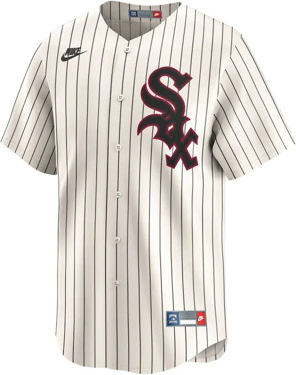 Chicago White Sox MLB Nike Men's Cream Cooperstown Collection Limited Jersey