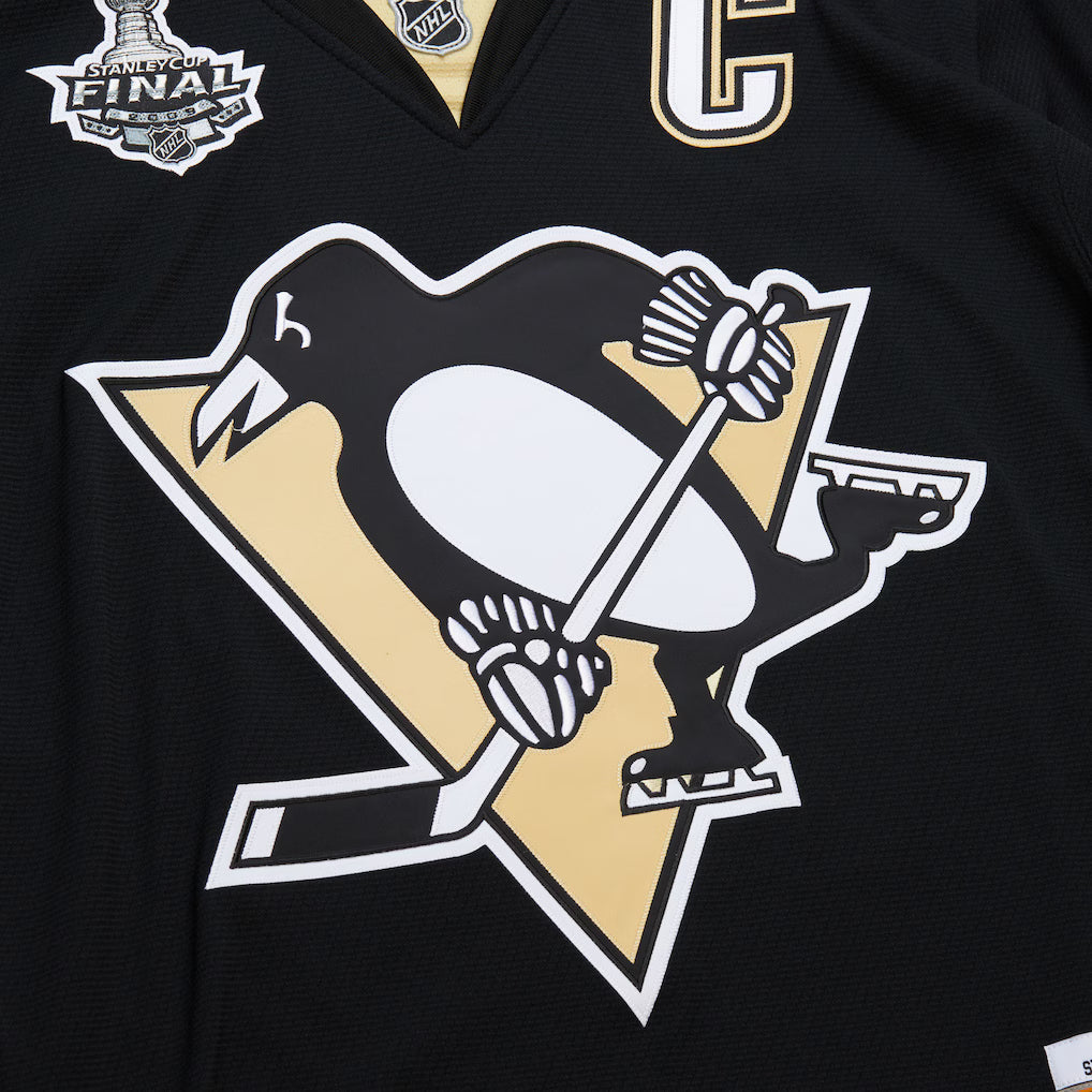 Sidney Crosby Pittsburgh Penguins NHL Mitchell & Ness Men's Black 2008-09 Power Play Authentic Jersey