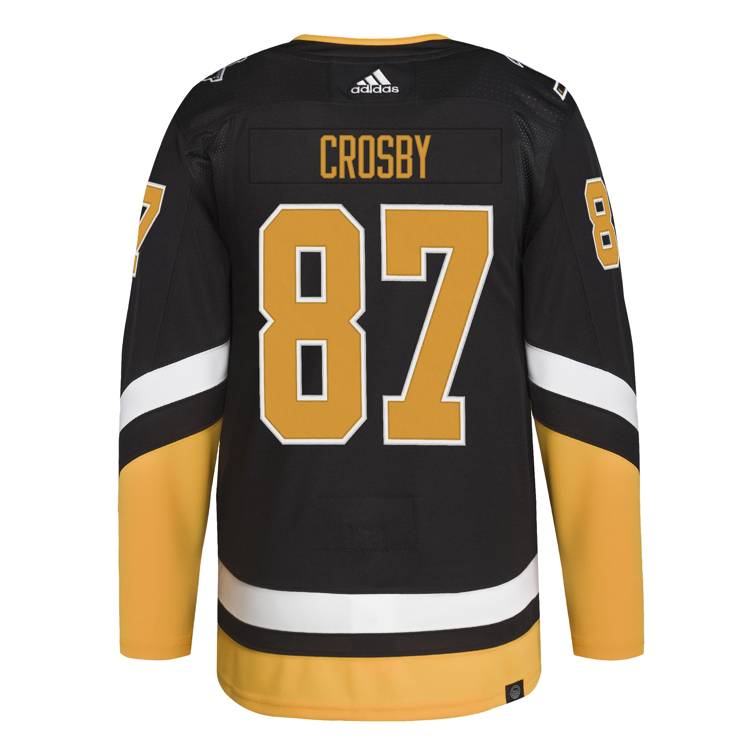 Sidney Crosby Pittsburgh Penguins NHL Adidas Men's Black Primegreen Alternate Authentic Pro Jersey