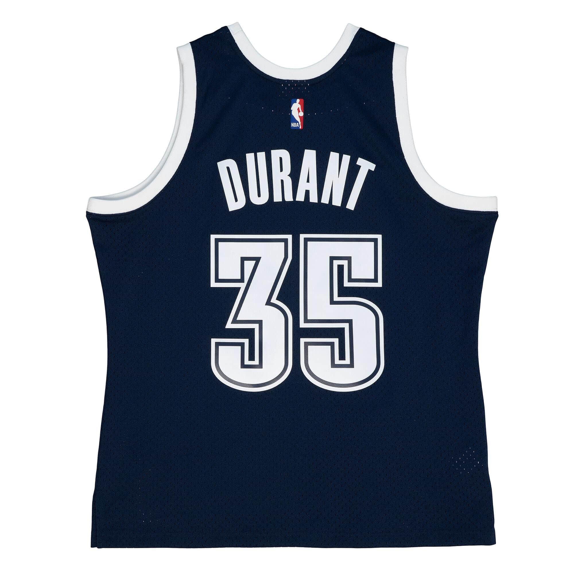 Kevin Durant Oklahoma City Thunder NBA Mitchell & Ness Men's Navy 2015-16 Alternate Hardwood Classics Swingman Jersey