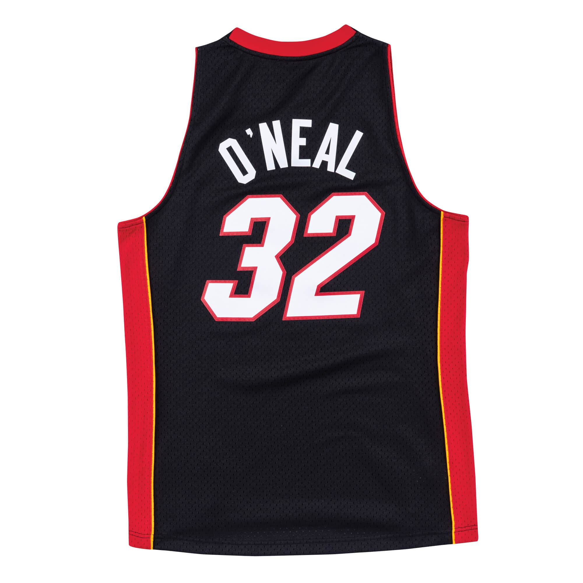 Shaquille O'Neal Miami Heat NBA Mitchell & Ness Men's Black 2005-06 Hardwood Classics Swingman Jersey